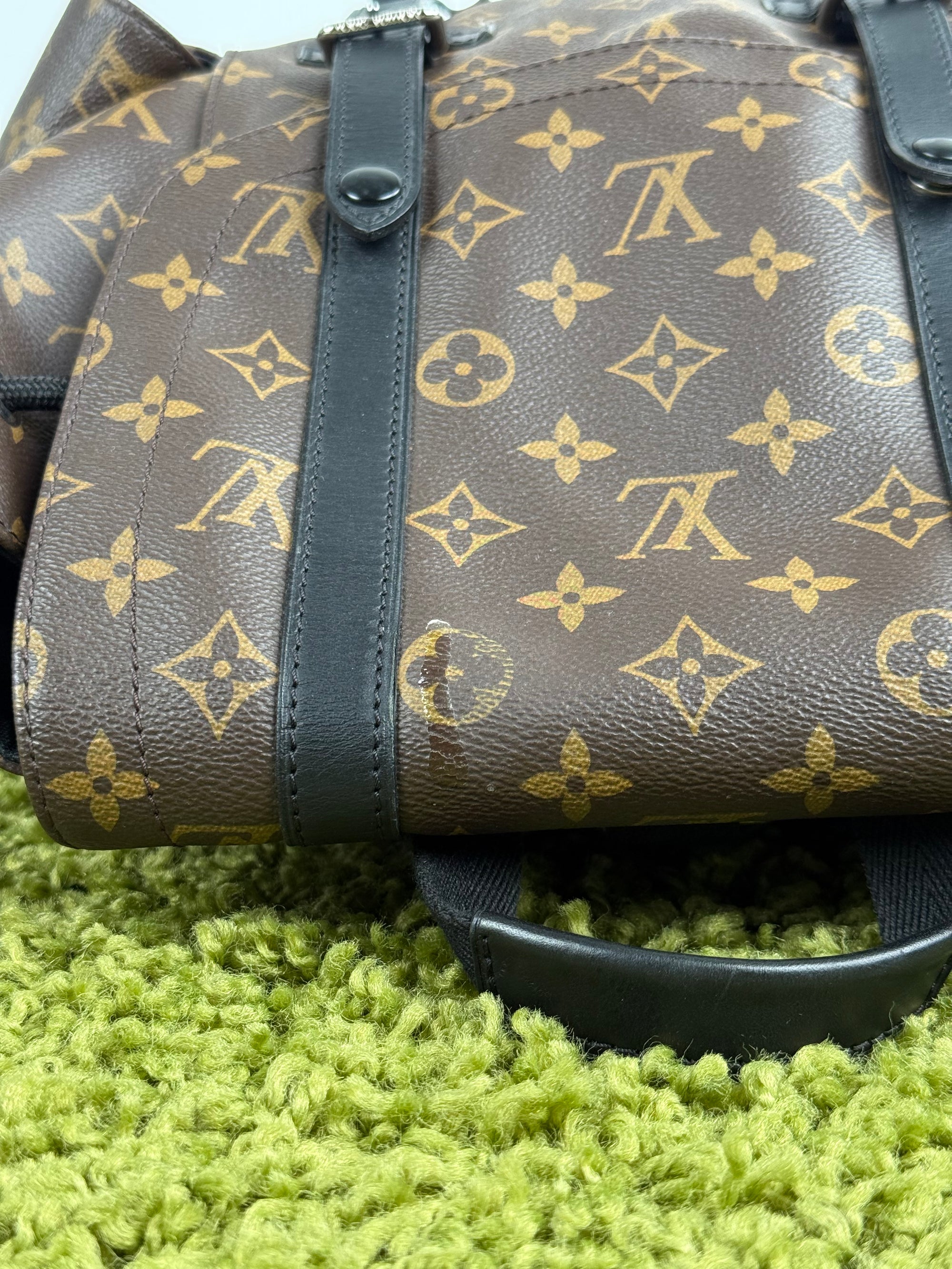 Zaino Christopher Monogram Louis Vuitton Marrone