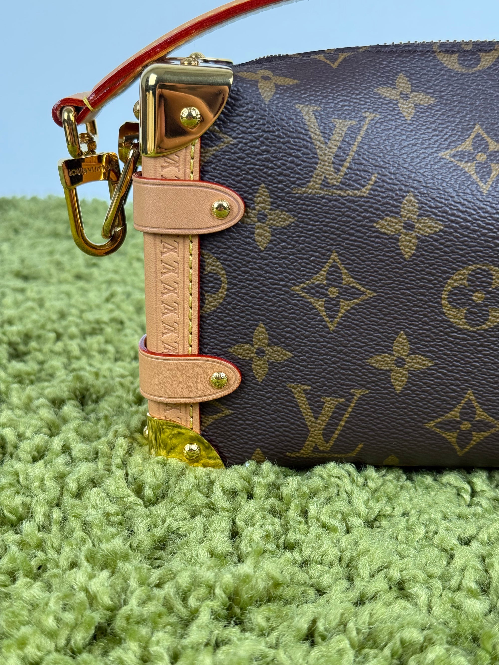 Borsa Side Trunk Louis Vuitton Marrone