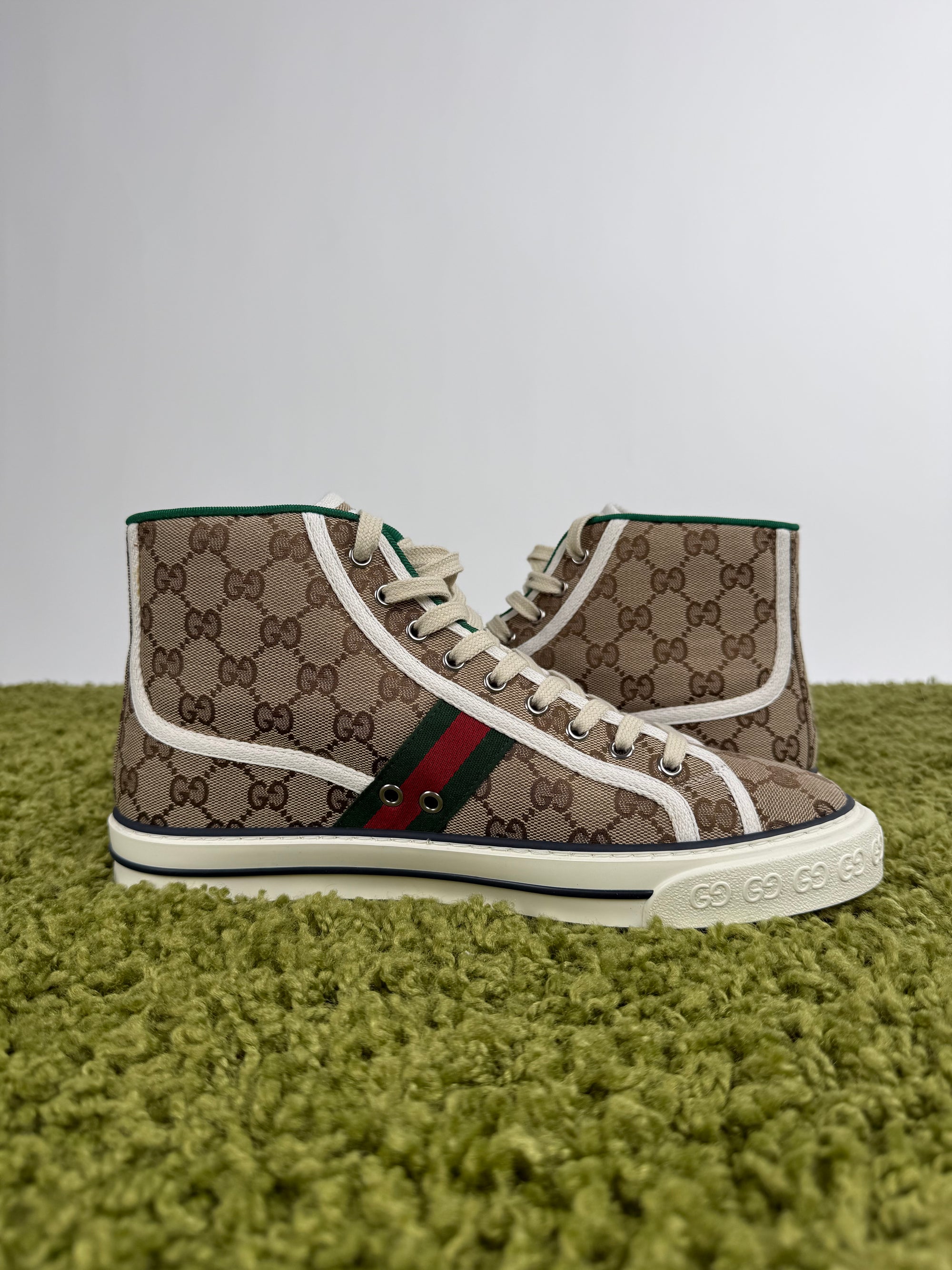 Gucci Tennis Alta Beige 9+