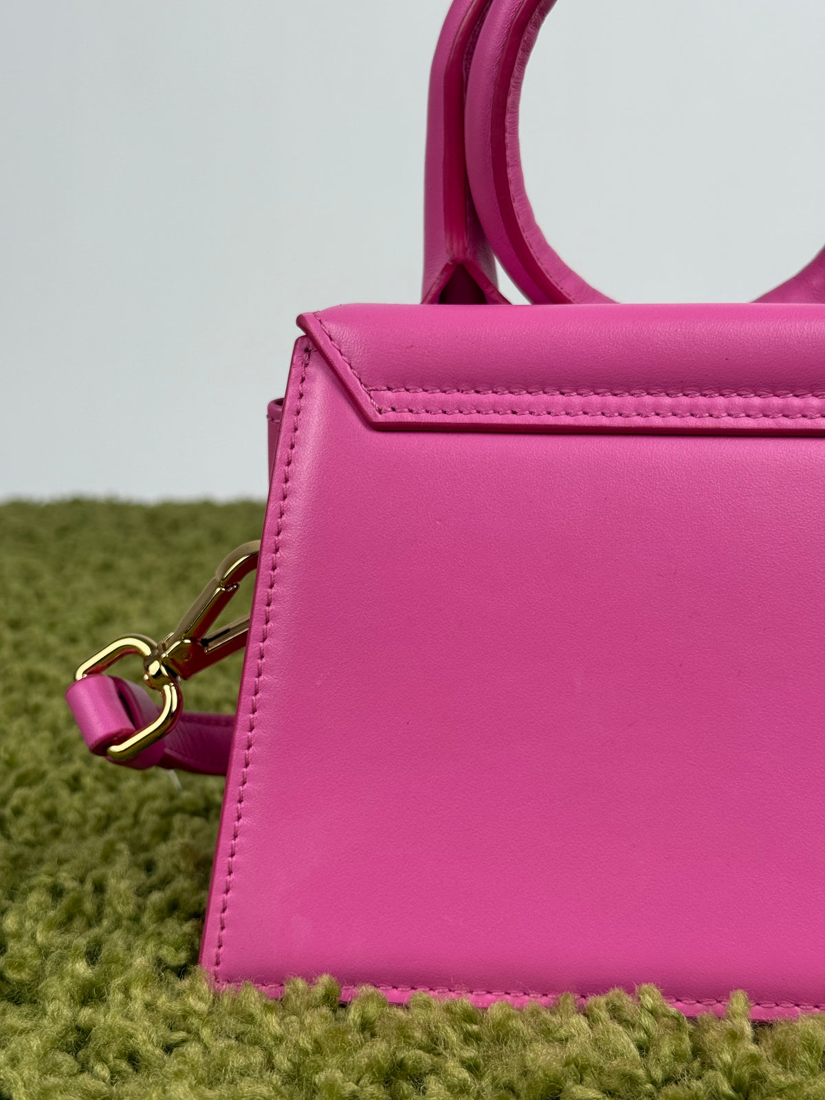 Borsa Jacquemus Le Chiquito Noeud Rosa
