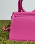 Borsa Jacquemus Le Chiquito Noeud Rosa