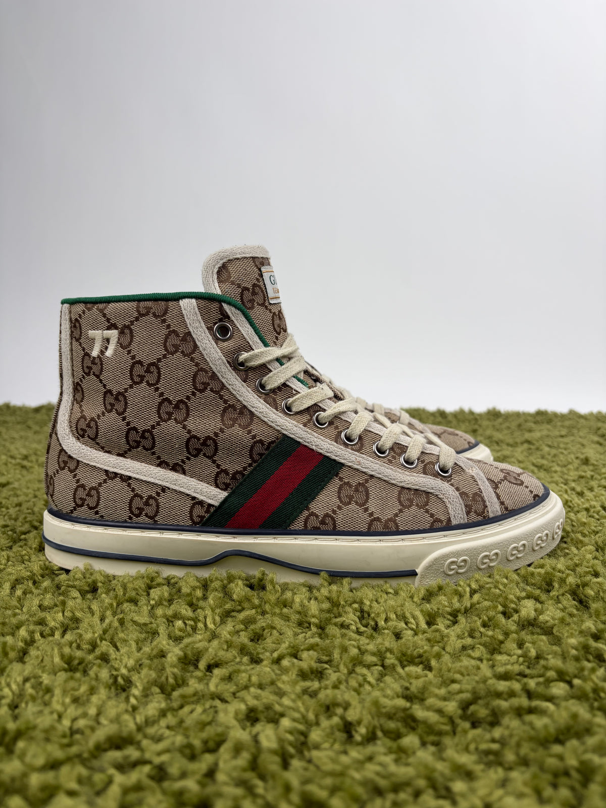 Gucci Tennis High Beige 6