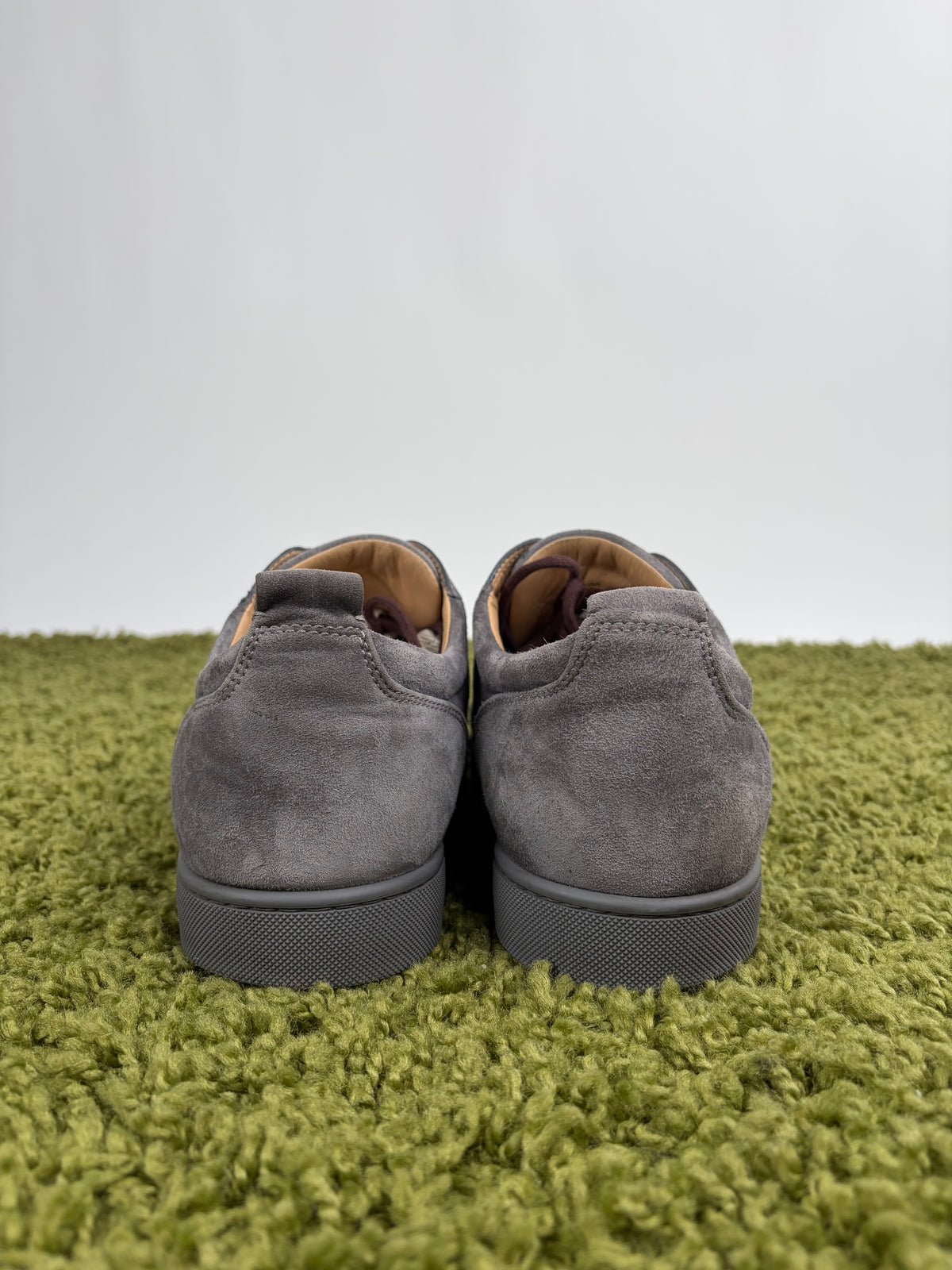 Christian Louboutin Spikes Low Grigio 45