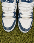 Louis Vuitton Trainer in Denim Blu 8.5
