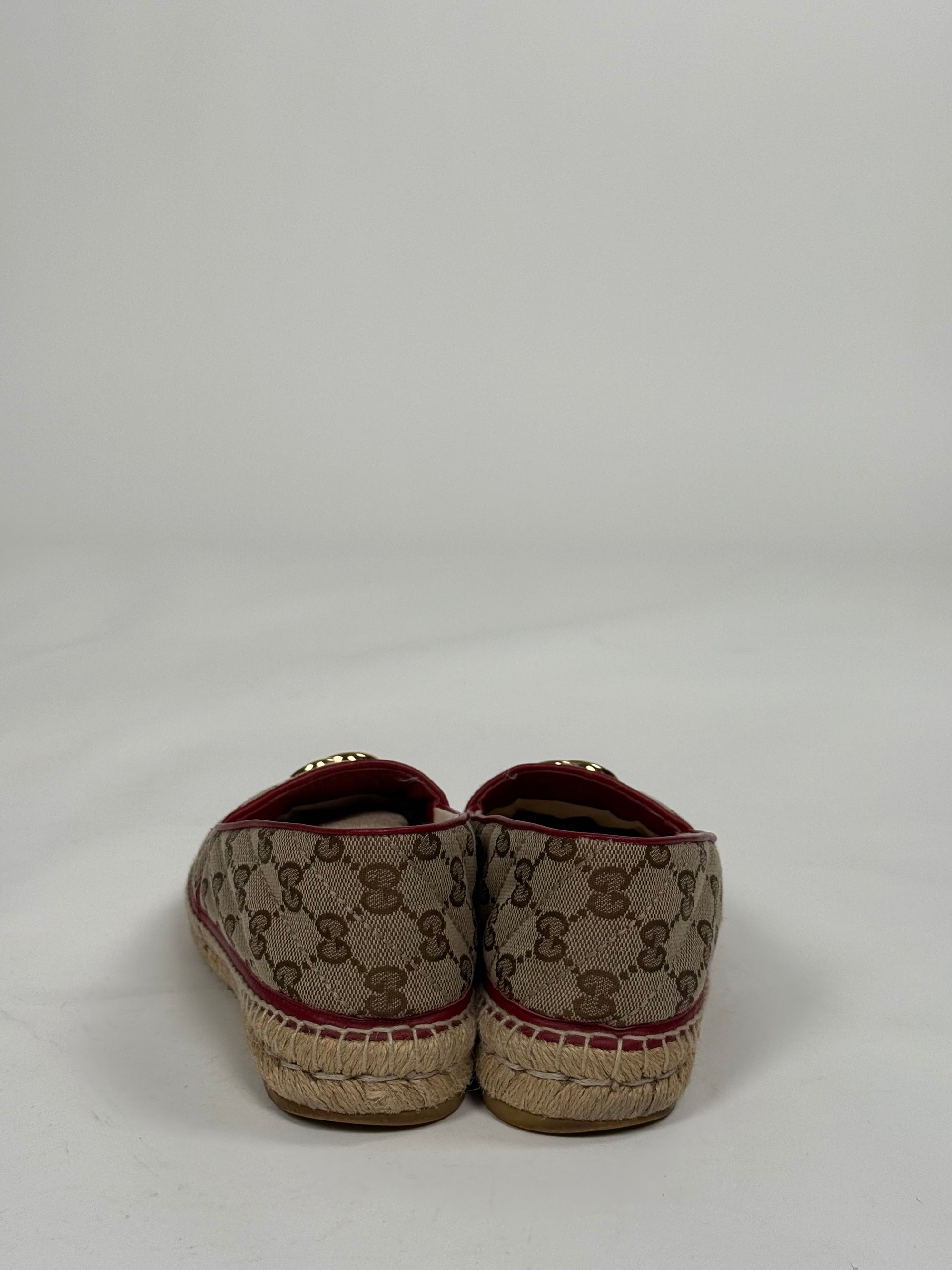 Gucci Espadrillas Size 37 beige e rossi