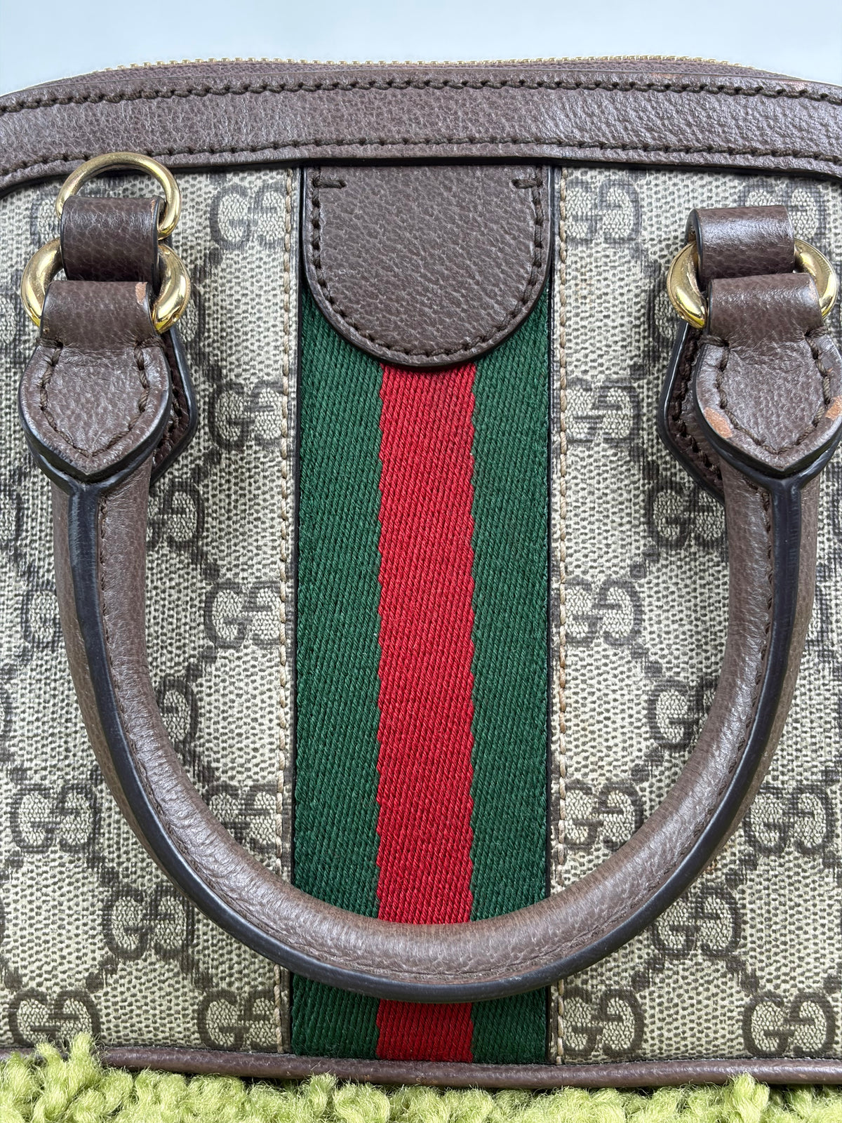 Mini Borsa a Mano Ophidia Gucci Beige