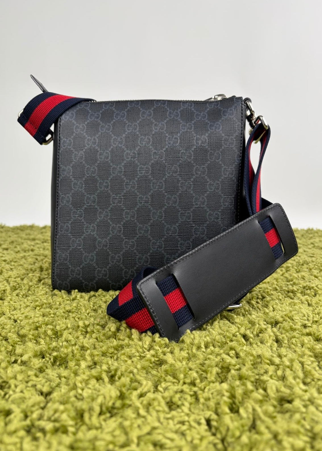 Borsa a tracolla Gucci GG Nero
