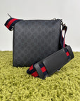 Borsa a tracolla Gucci GG Nero