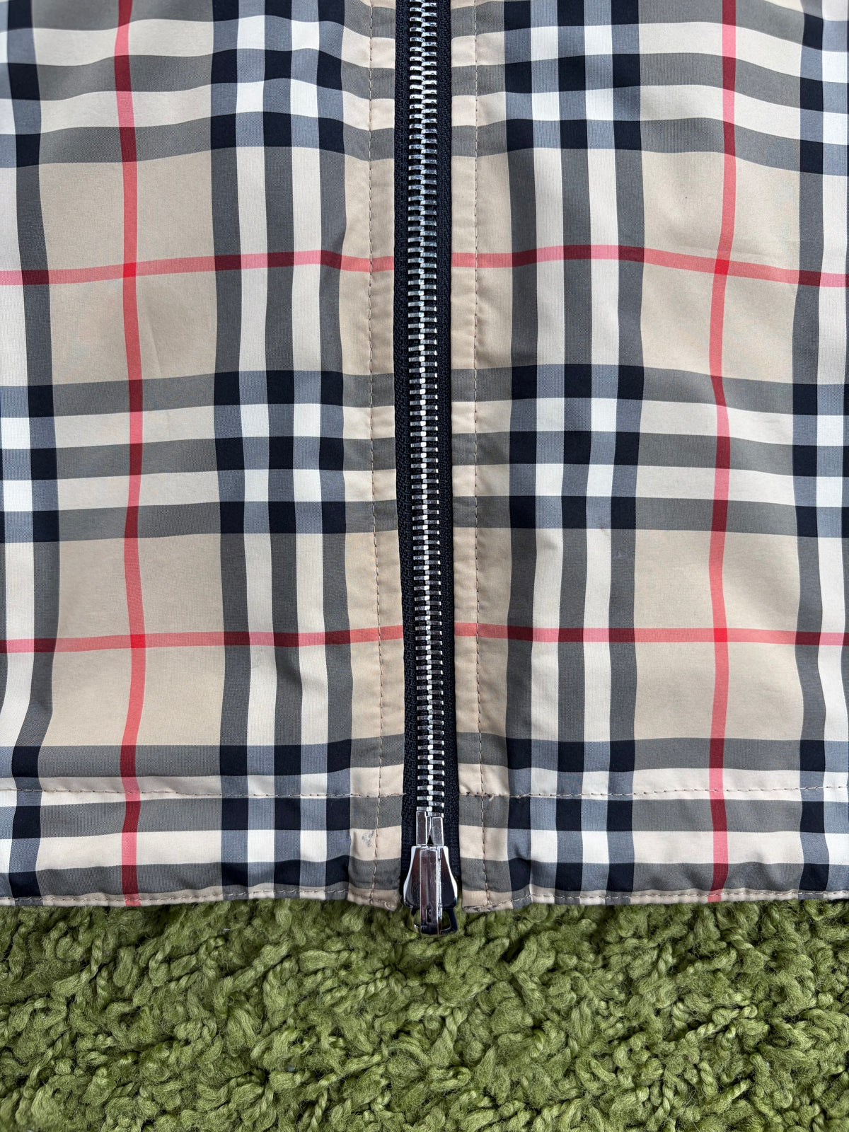 Giacca a Vendo Burberry Reversibile Vintage Check Marrone Nera L