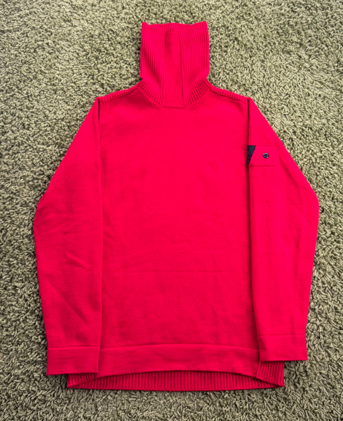 Maglione a collo alto dolce vita Stone Island Rosso L