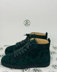 Christian Louboutin 42 verde smeraldo alte