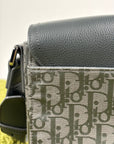 Borsa Christian Dior Saddle con pattina Grigia