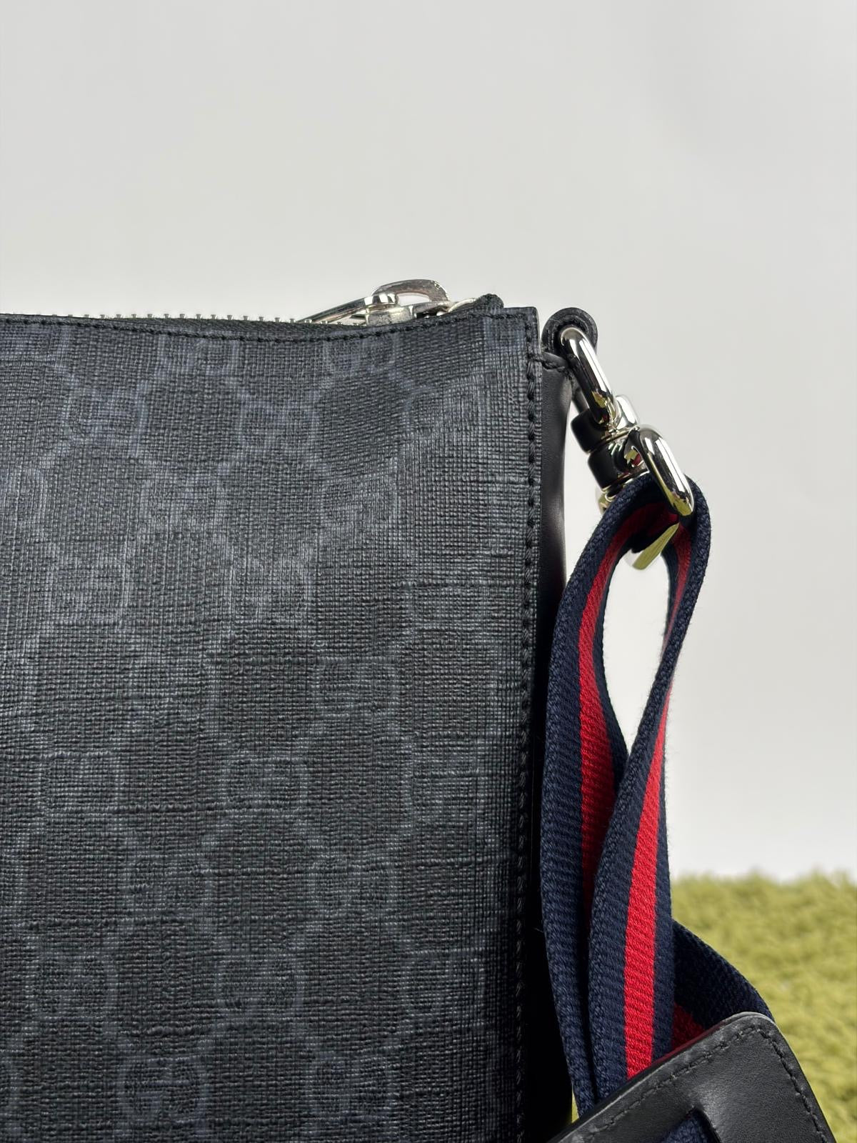 Borsa a tracolla Gucci GG Nero