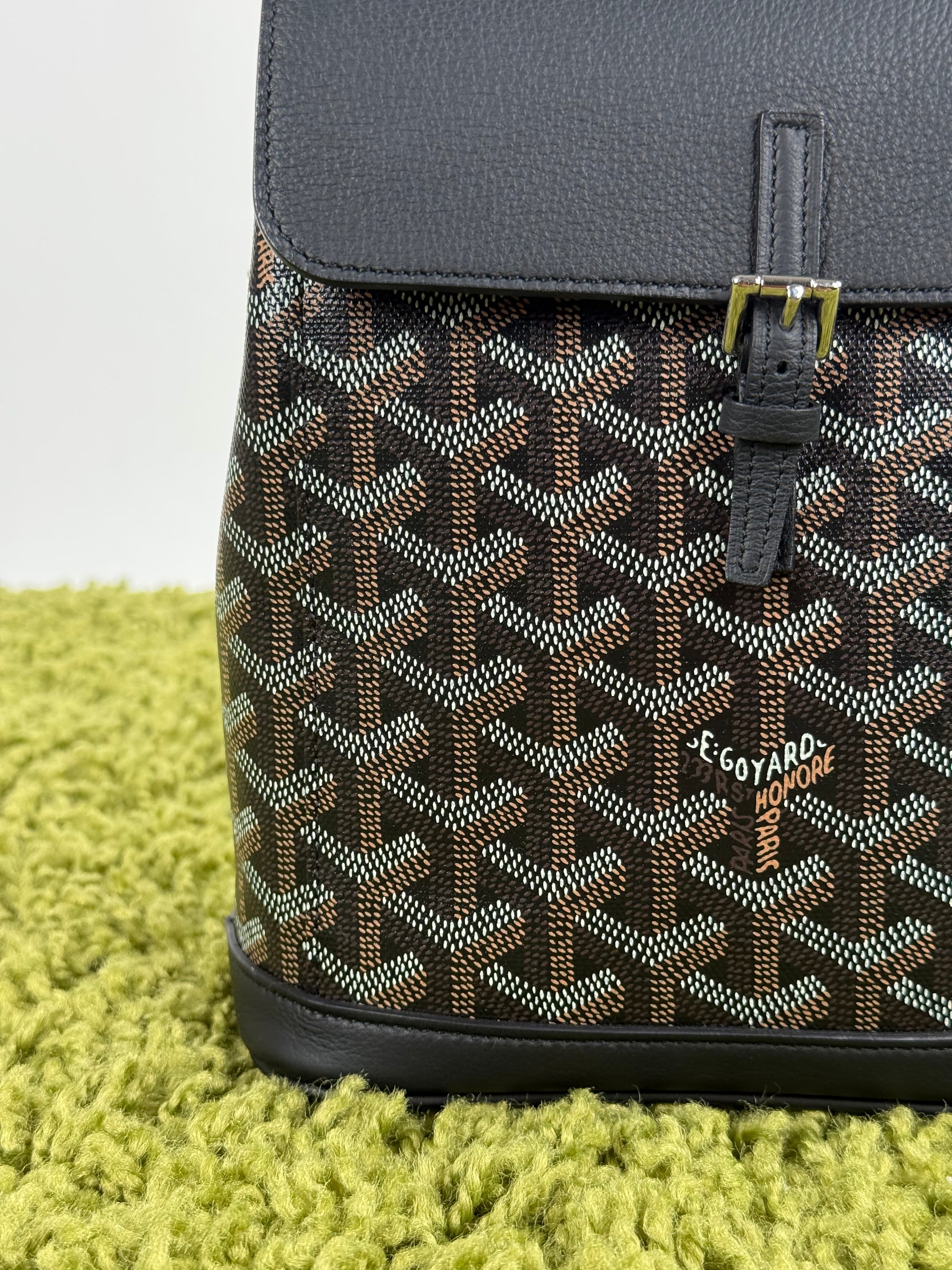 Zaino Goyard Alpin Mini in tela Goyardine Goyard Nero
