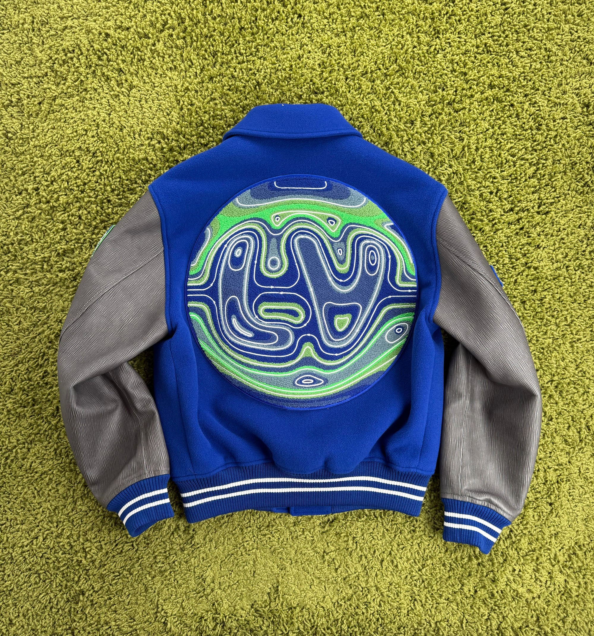 Varsity Blouson Louis Vuitton Blu Multicolor 46