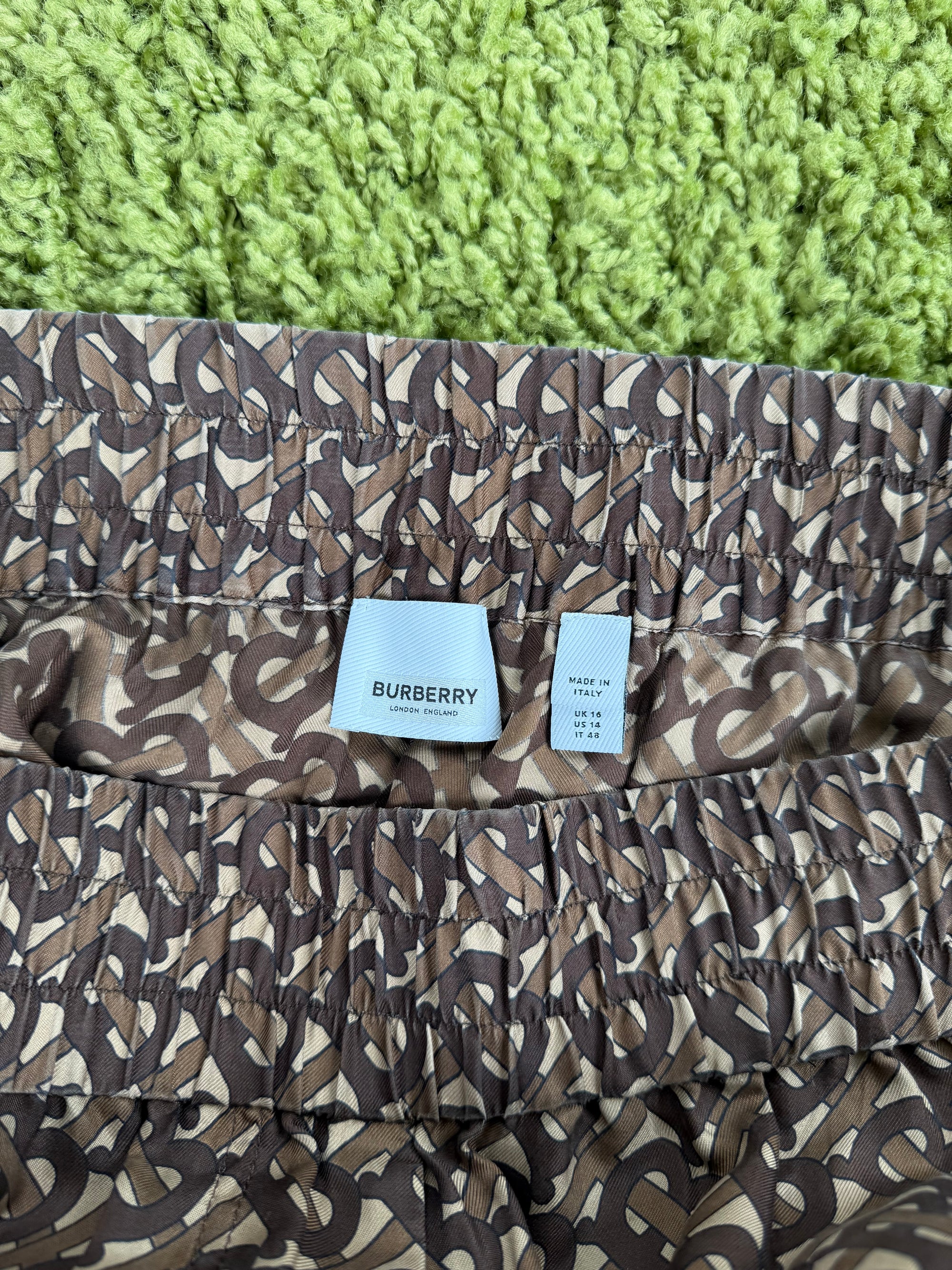 Pantalone Burberry Marrone 48