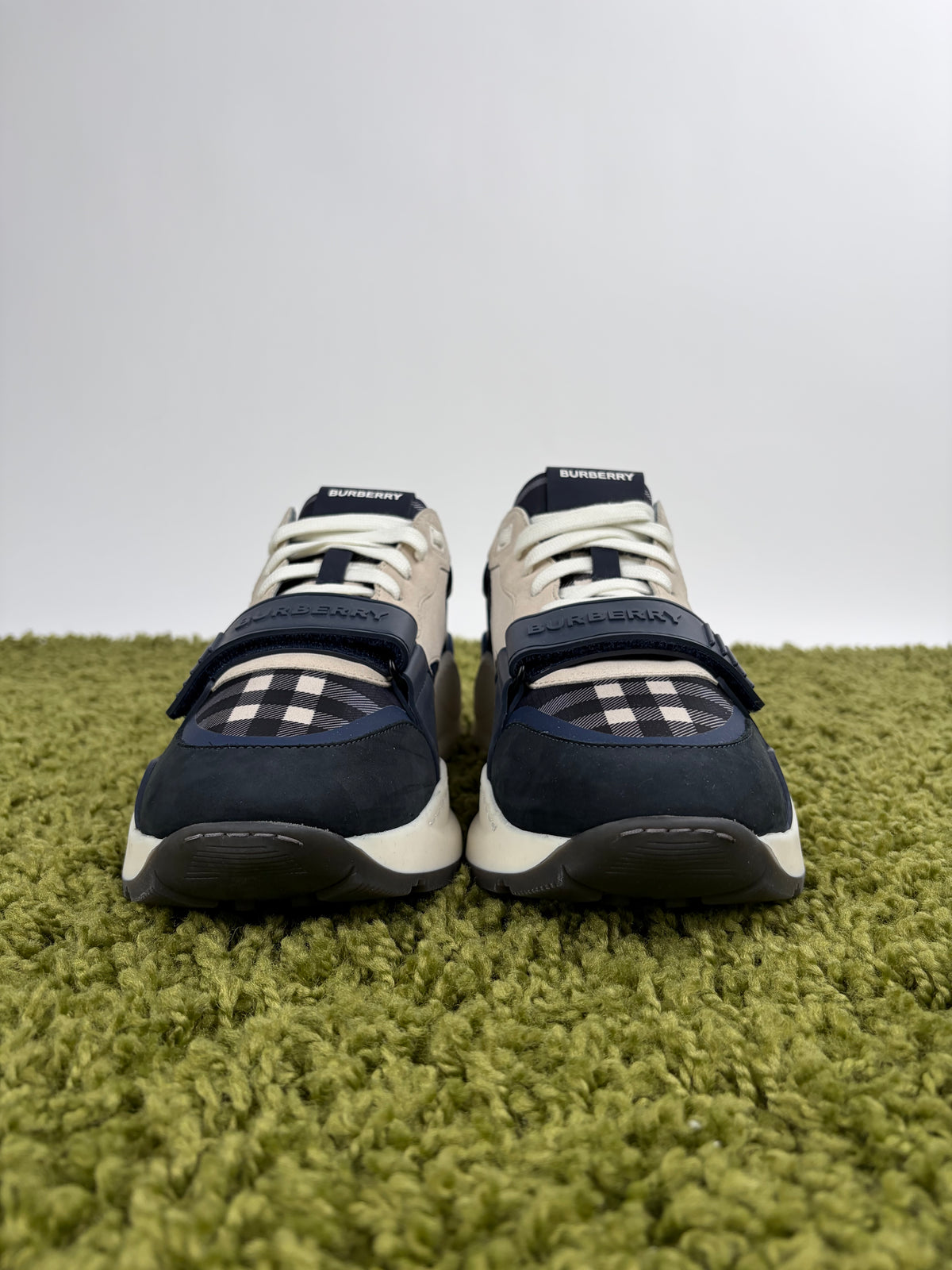 Burberry Ramsey Low-Top Sneaker Blu Multicolor 43