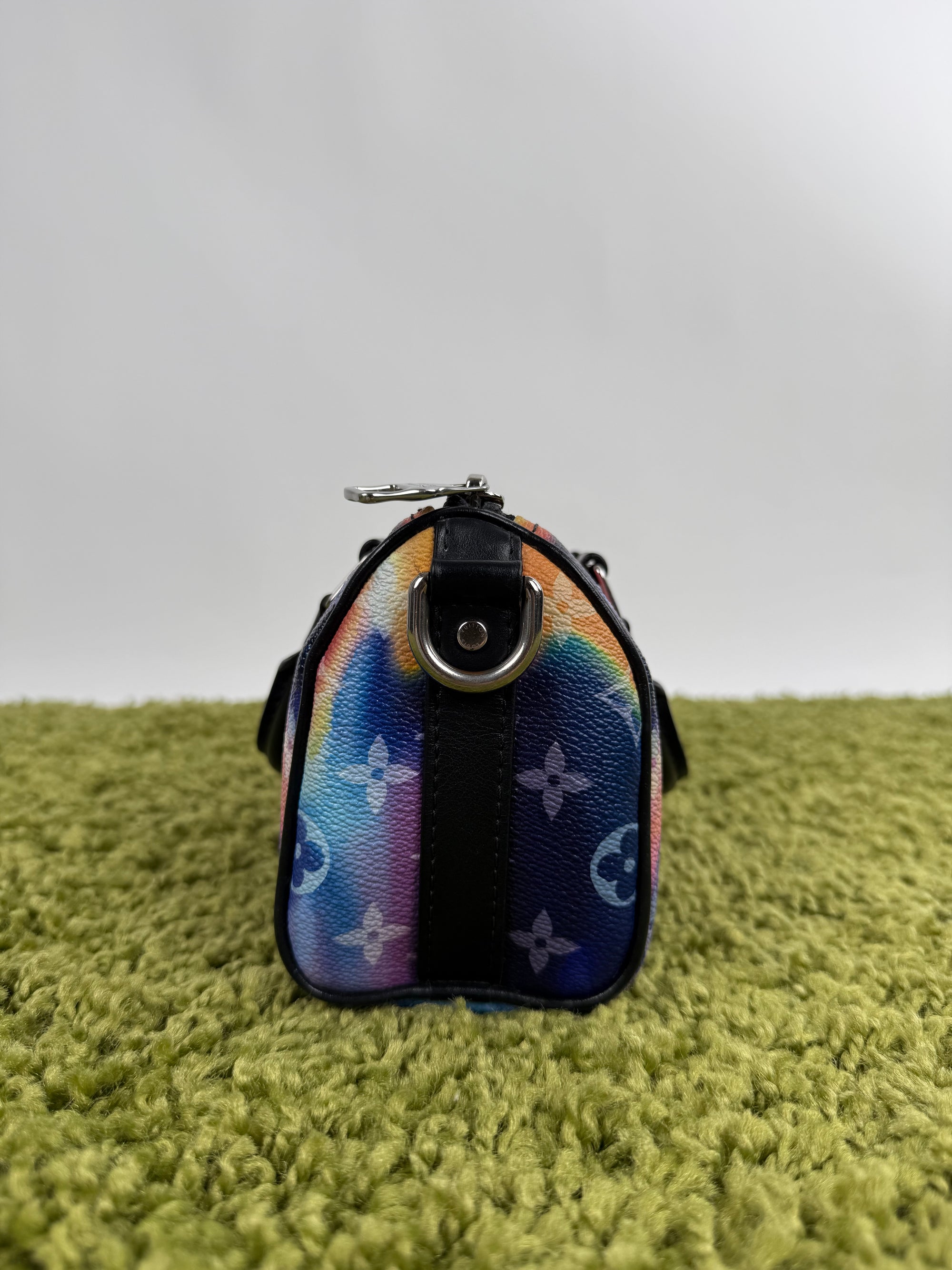 Borsa Mini Keepall Louis Vuitton Multicolore a tracolla