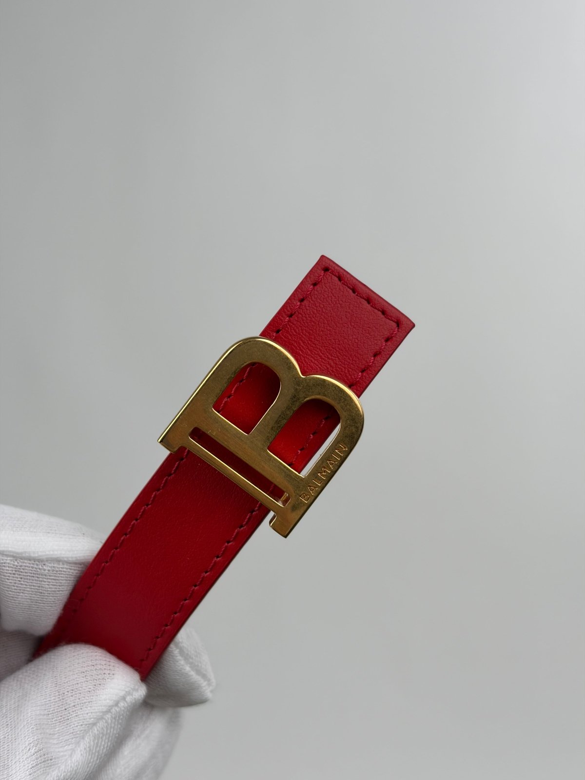 Cintura Balmain B Rossa 85 101cm - Second Hand Di Fiore