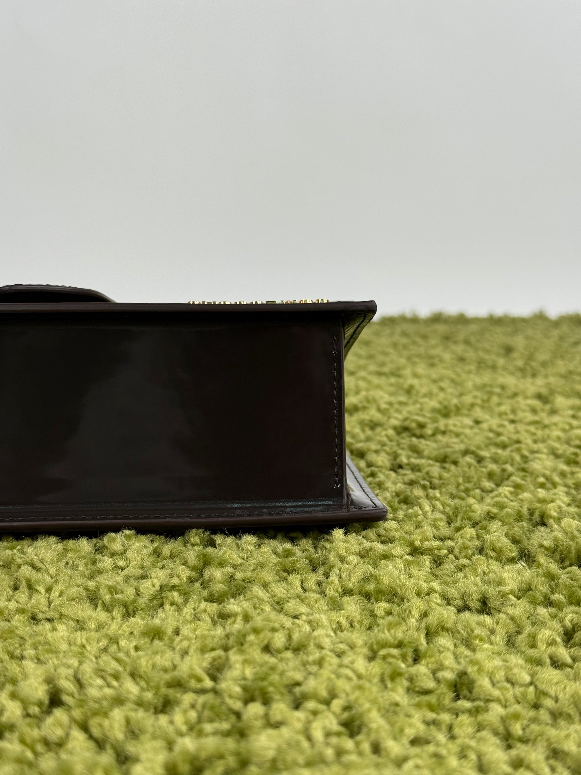 Jacquemus la grande bambino marrone lucida