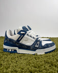 Louis Vuitton Trainer in Denim Blu 8.5