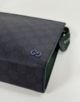 Pochette Gucci blu e verde