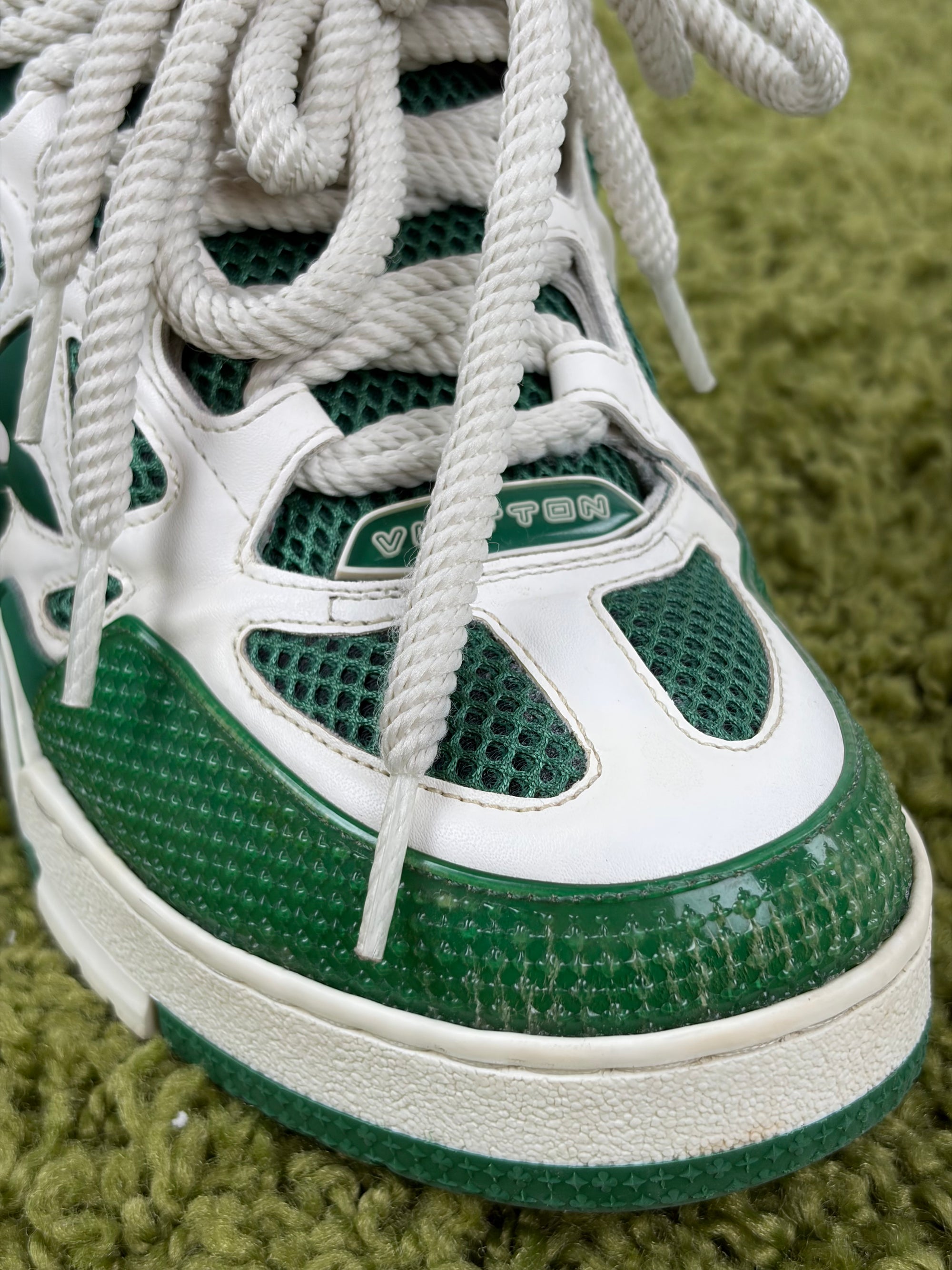 Louis vuitton skate Size 6=40 calza 41 verde e bianca