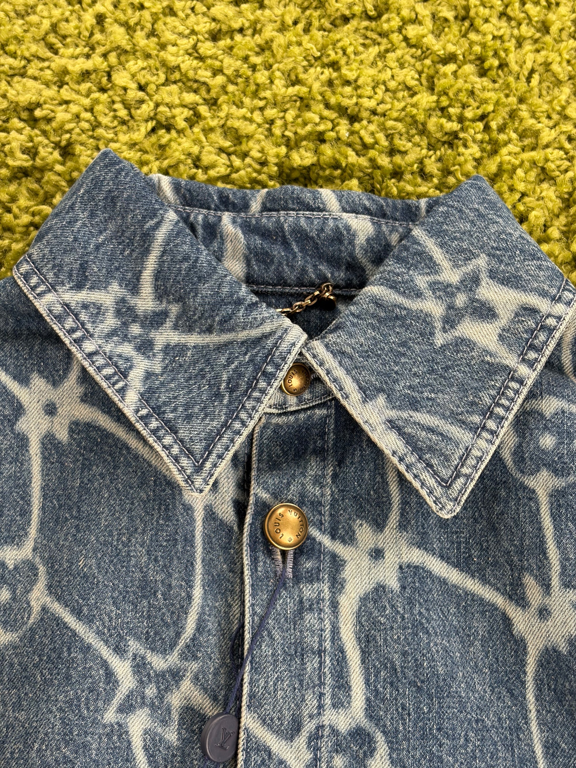 Camicie Louis vuitton Size XL azzurra e bianca