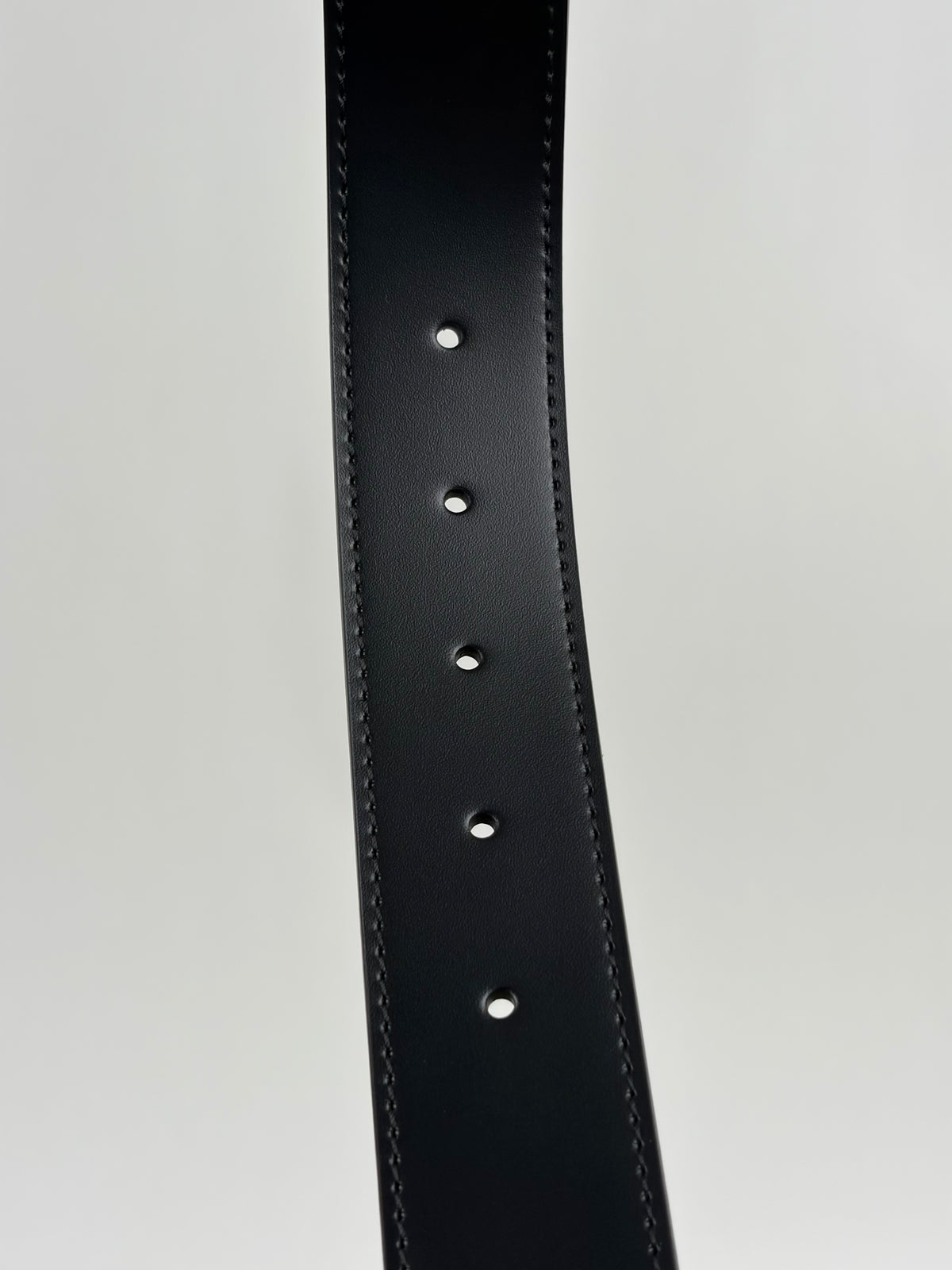 Cintura Ferragamo Double Gancini Nero 110cm