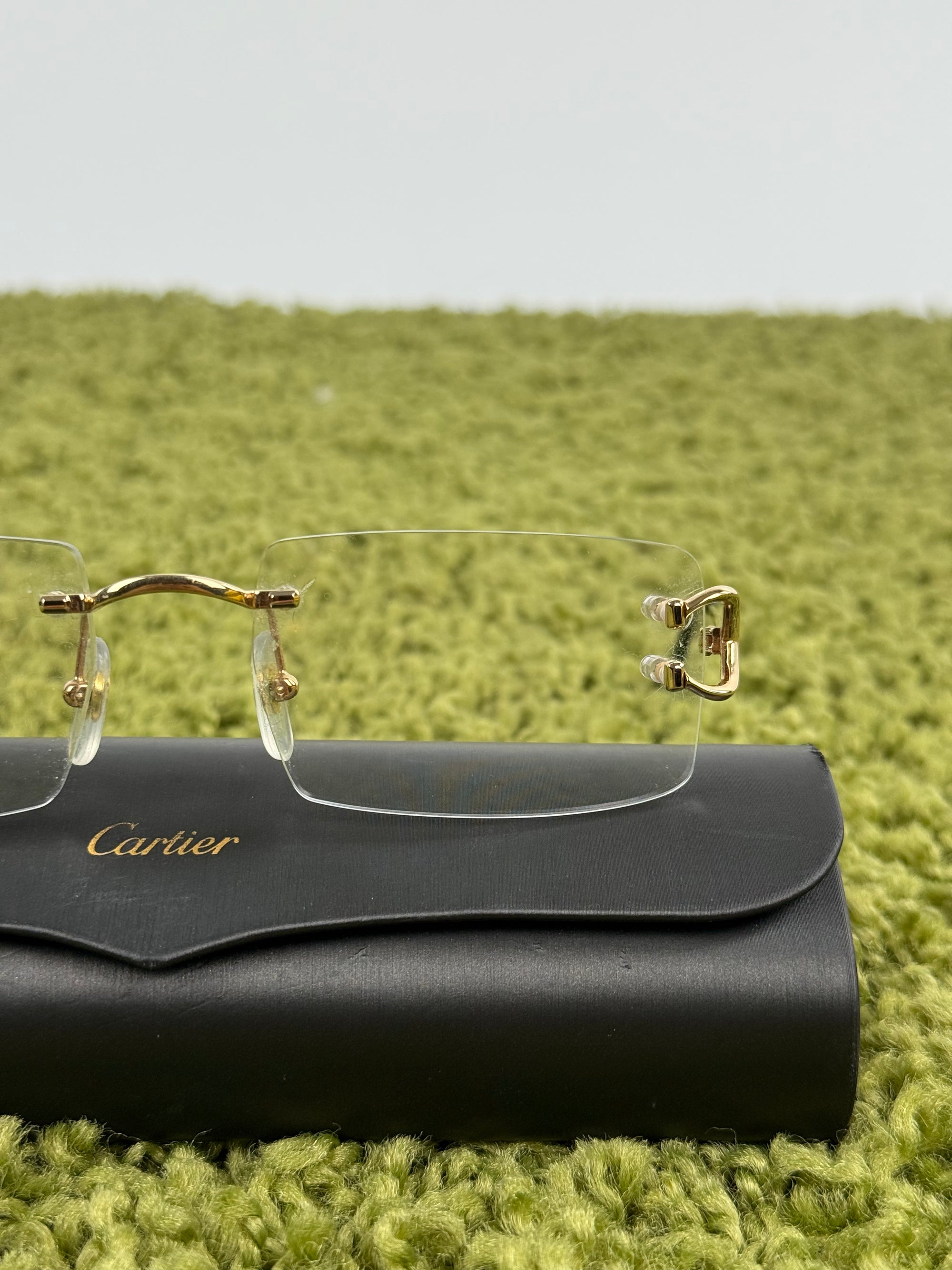 Occhiali Cartier Con Aste oro e Nere