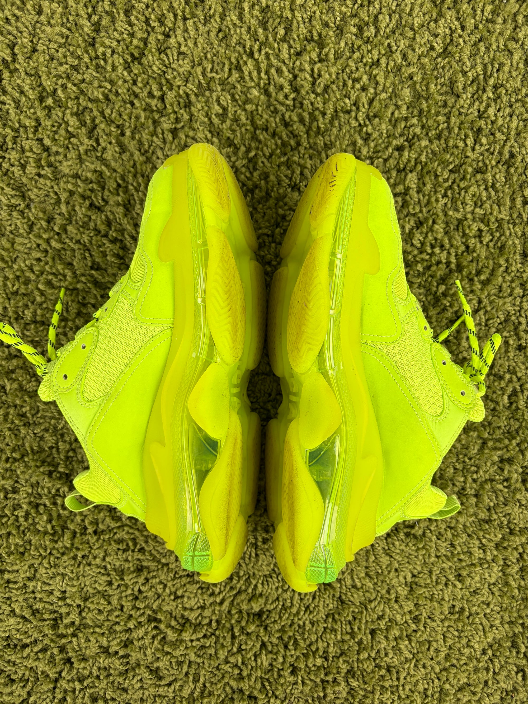 Balenciaga Triple S Size 42 gialle fluo