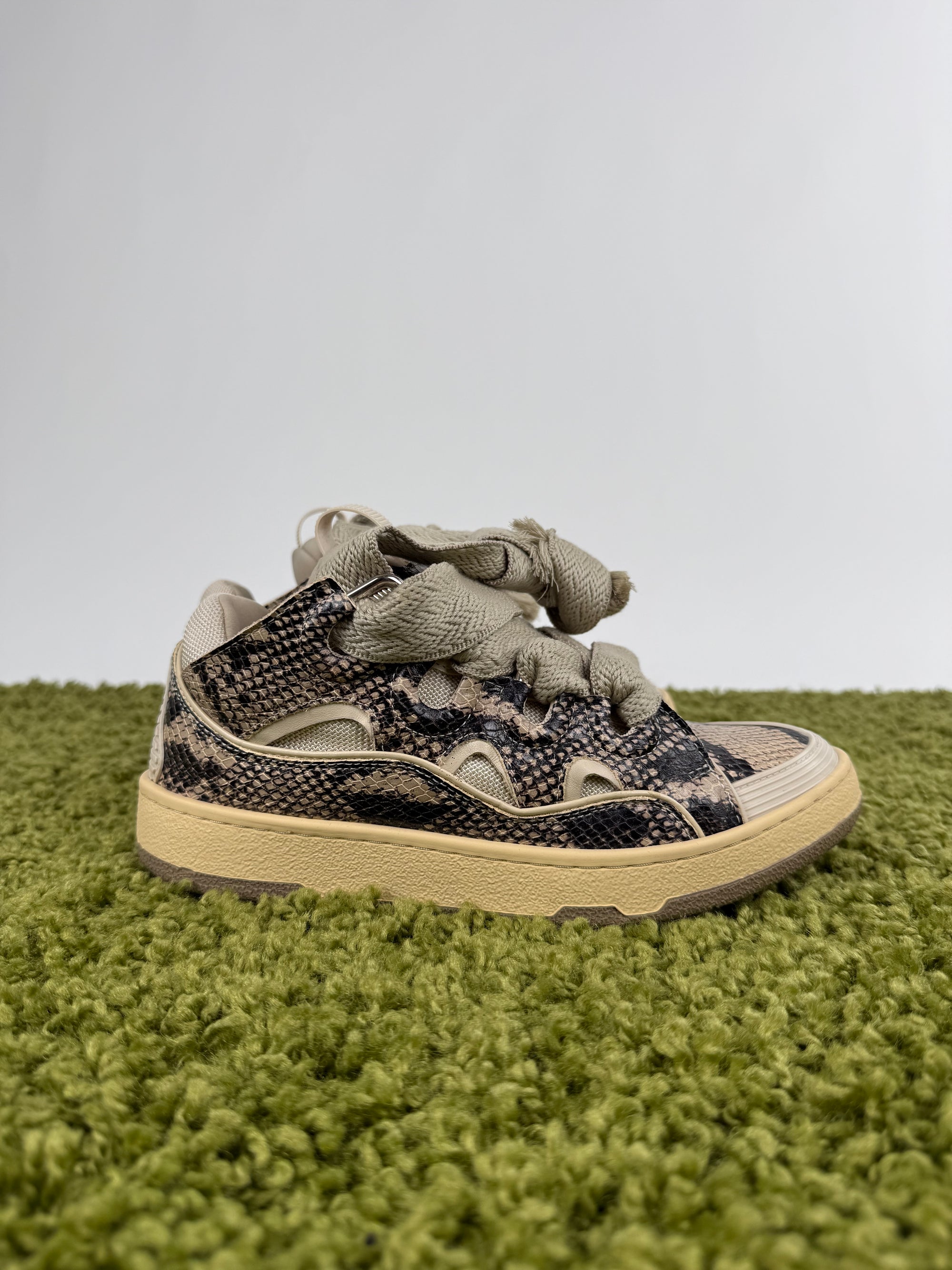 Lanvin Curb Con dettaglio Pelle di serpente 39