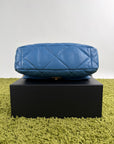 Borsa Chanel 19 Trapuntata in Pelle Azzurra