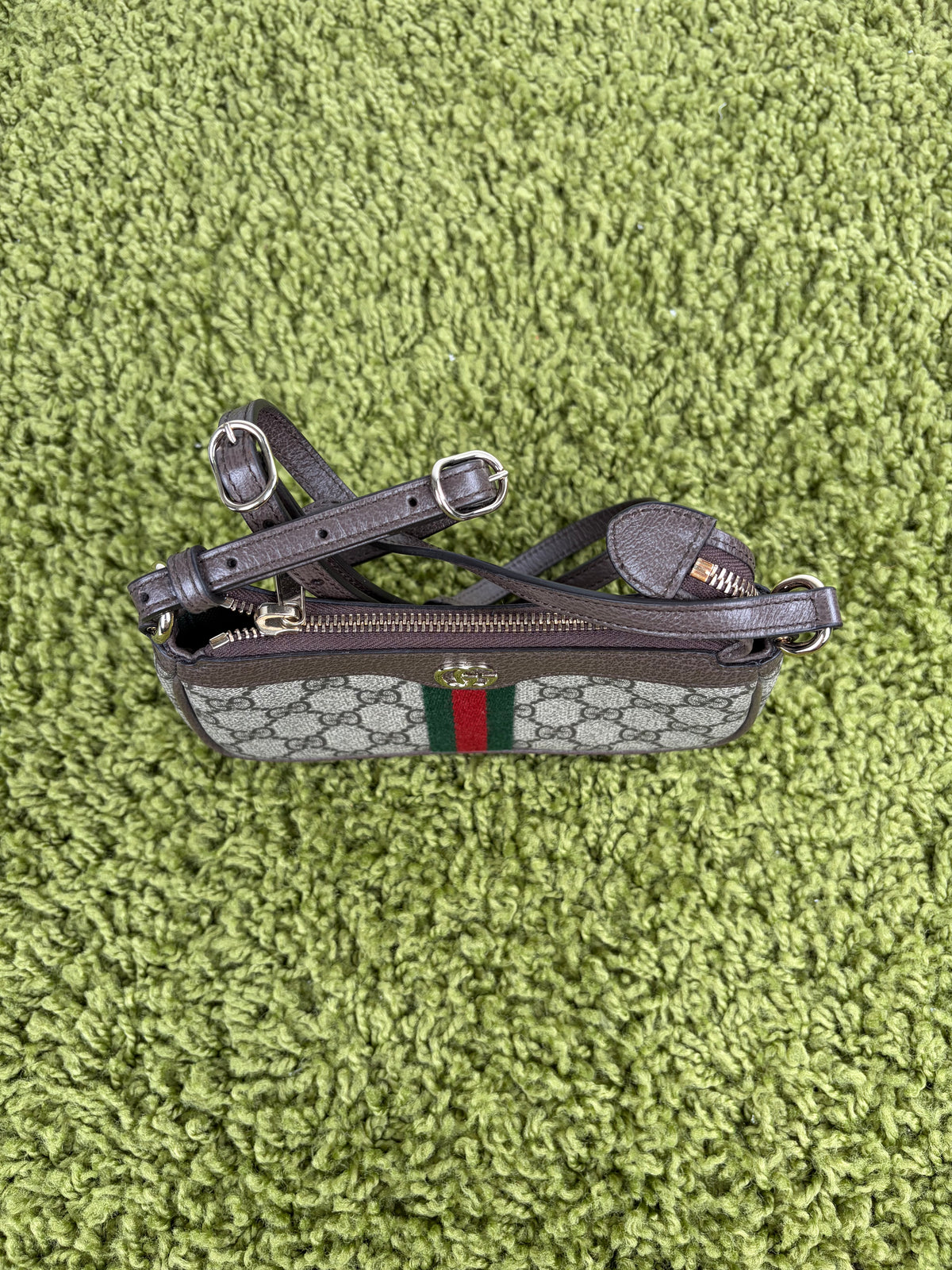 Borsa a spalla Ophidia Gucci Beige