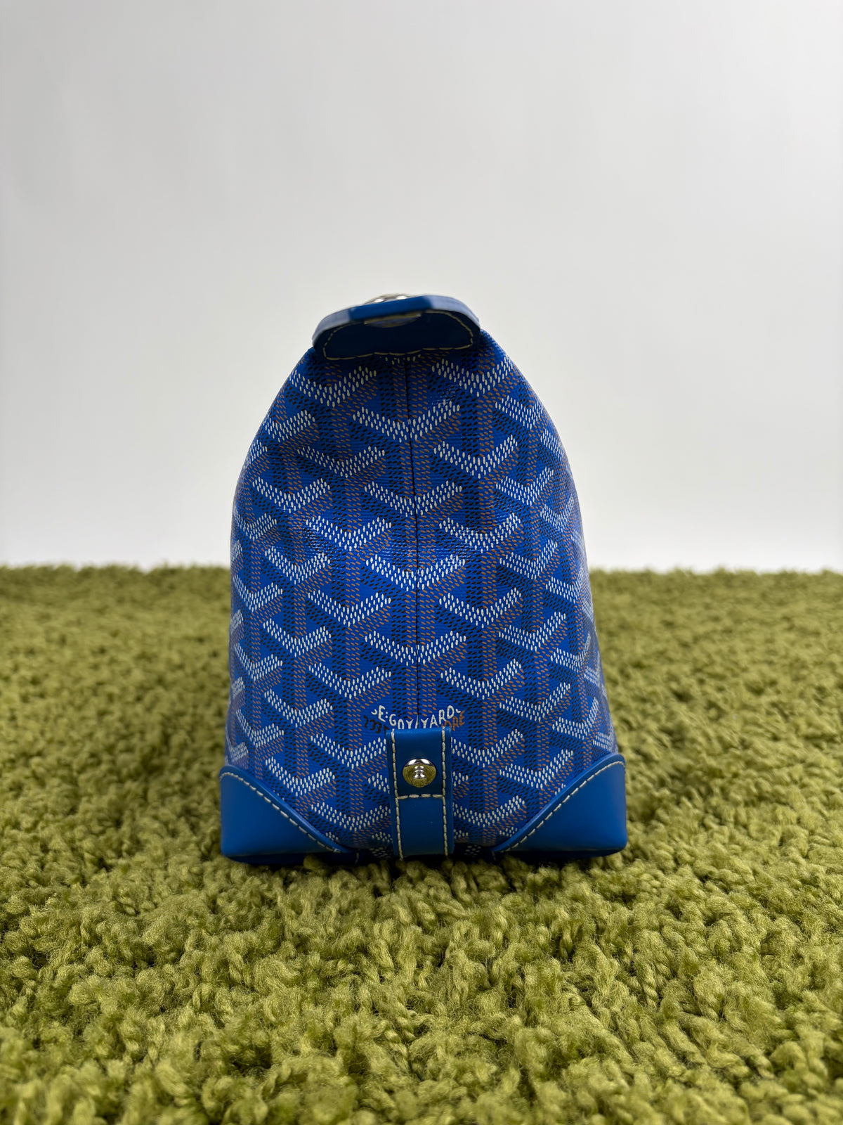 Beauty Case Boeing Goyard in tela Goyardine Blu