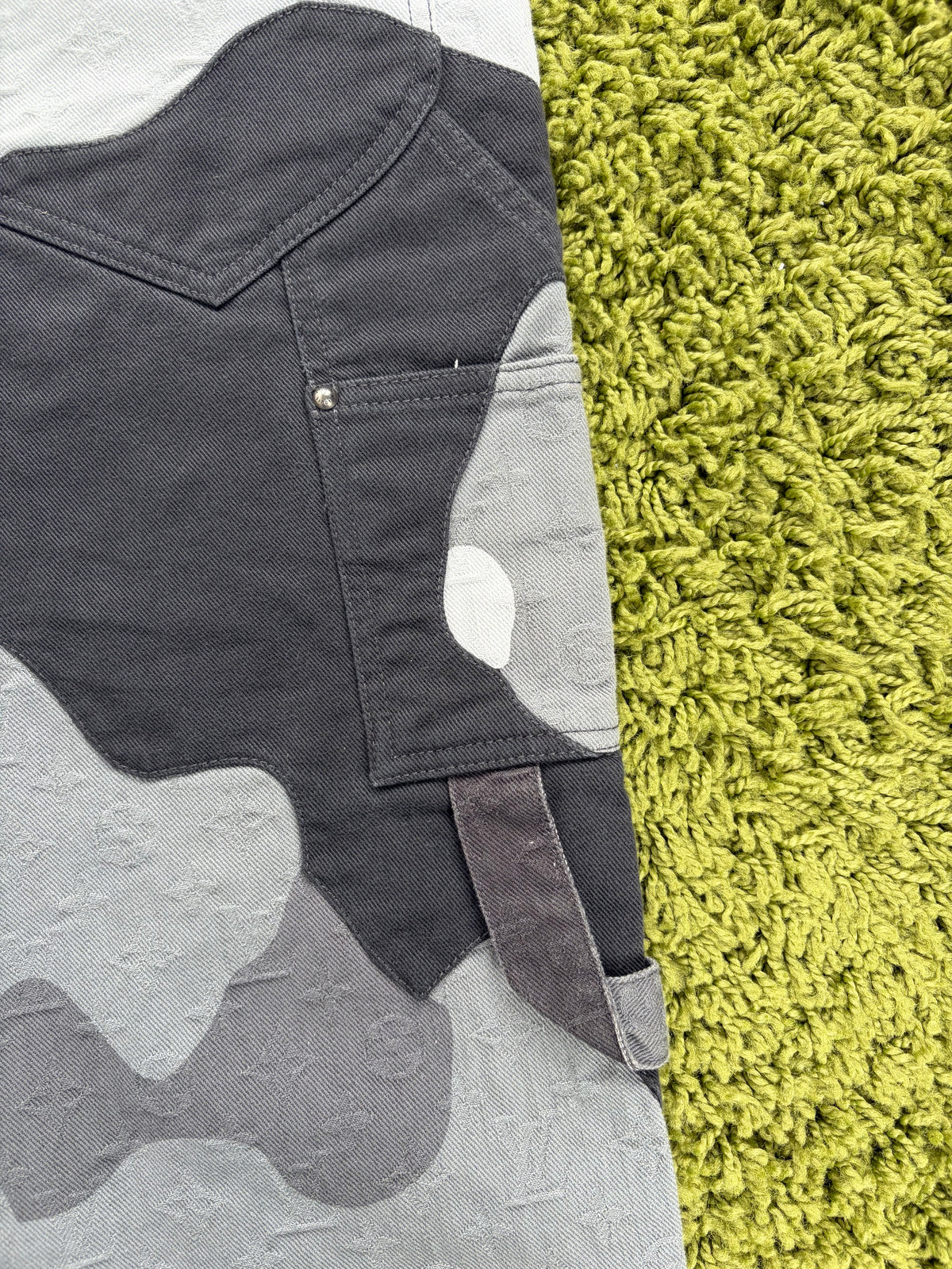 Jeans Louis Vuitton X KidSuper Patchwork Portrait Multicolor 32