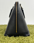 Borsa Alma PM in pelle epi Louis Vuitton Nero