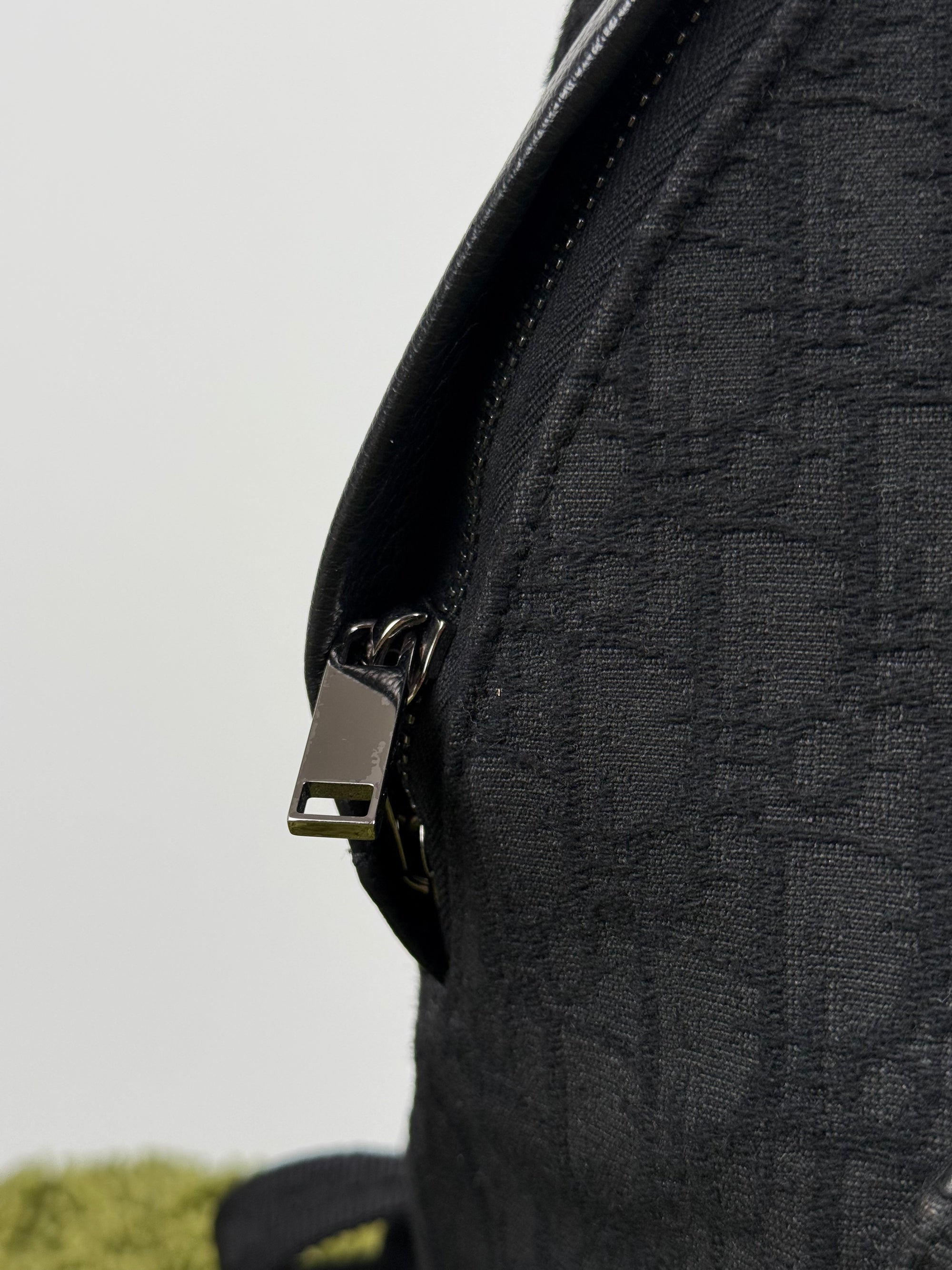 Zaino Ridere Oblique In Jacquard Christian Dior Nero