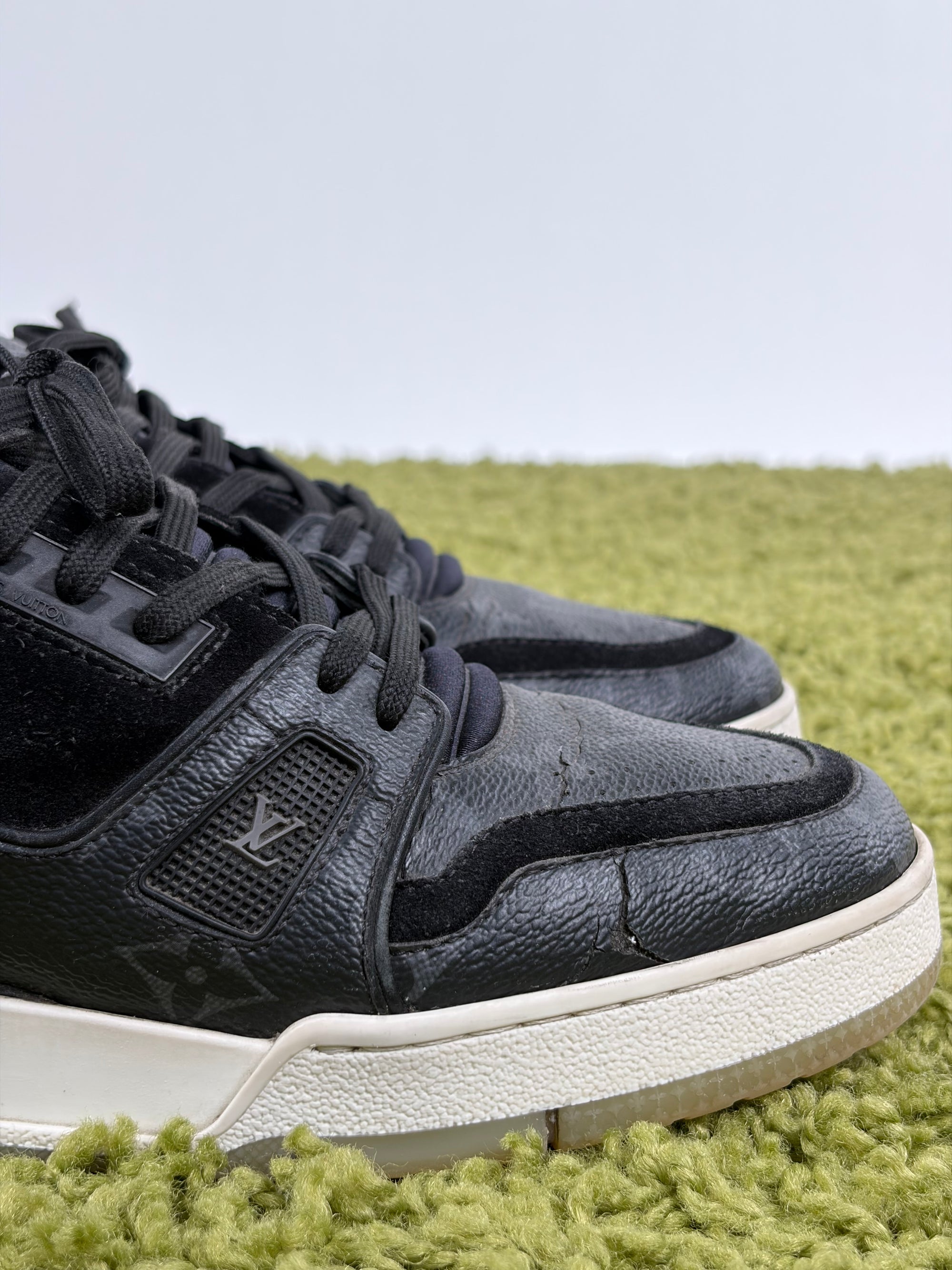 Louis vuitton trainer Size 6.5=41.5 calza 42.5 nere e bianche