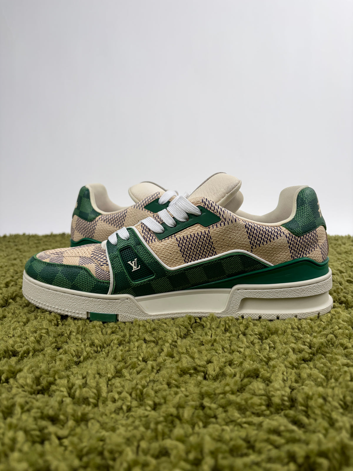 Louis Vuitton Trainer Verde Multicolor 9