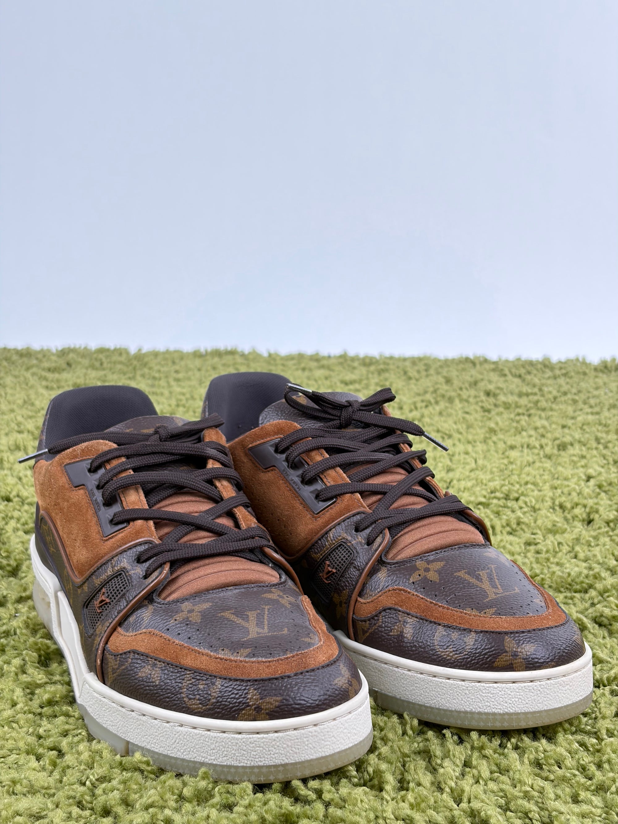Louis vuitton trainer Size 8=42 calza 43 marrone