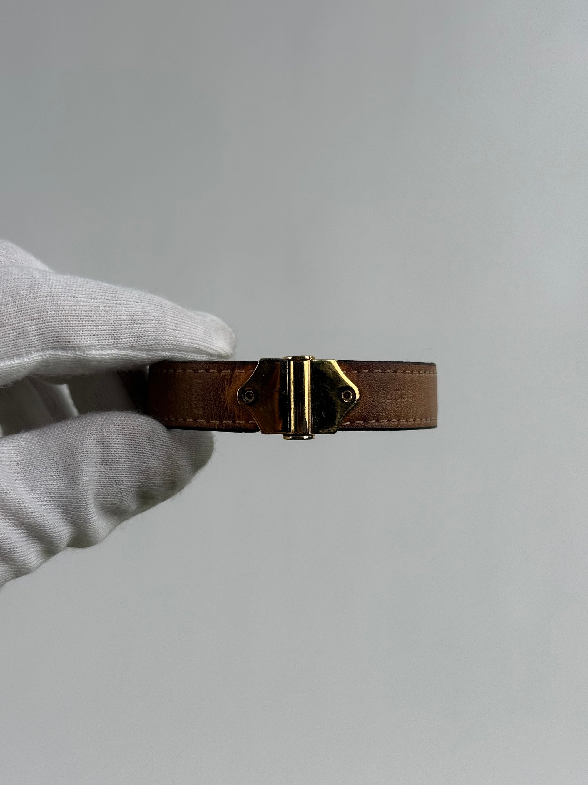 Bracciale Nano Monogram Louis Vuitton Marrone
