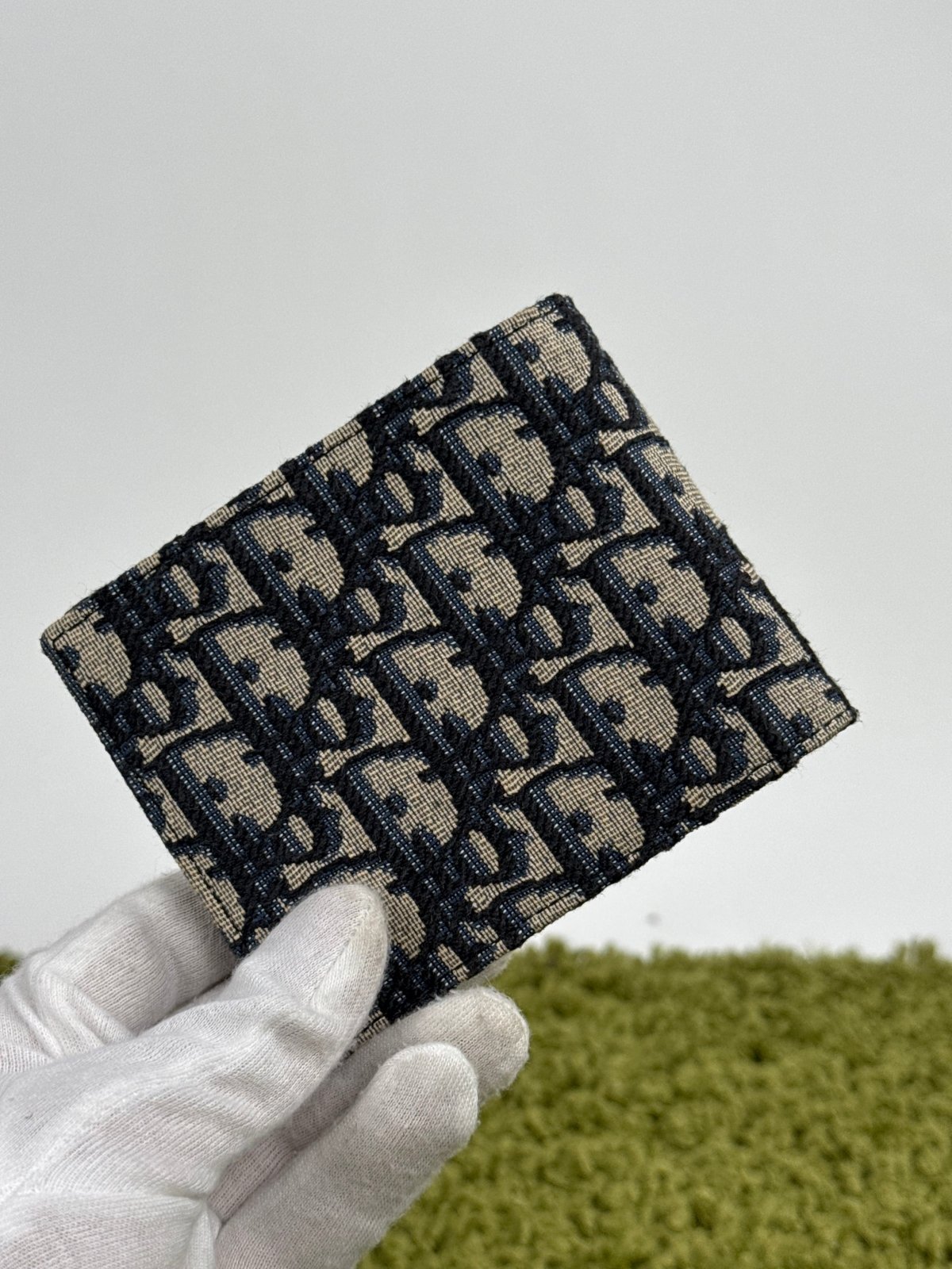 Portafogli Dior in jacquard - Second Hand Di Fiore