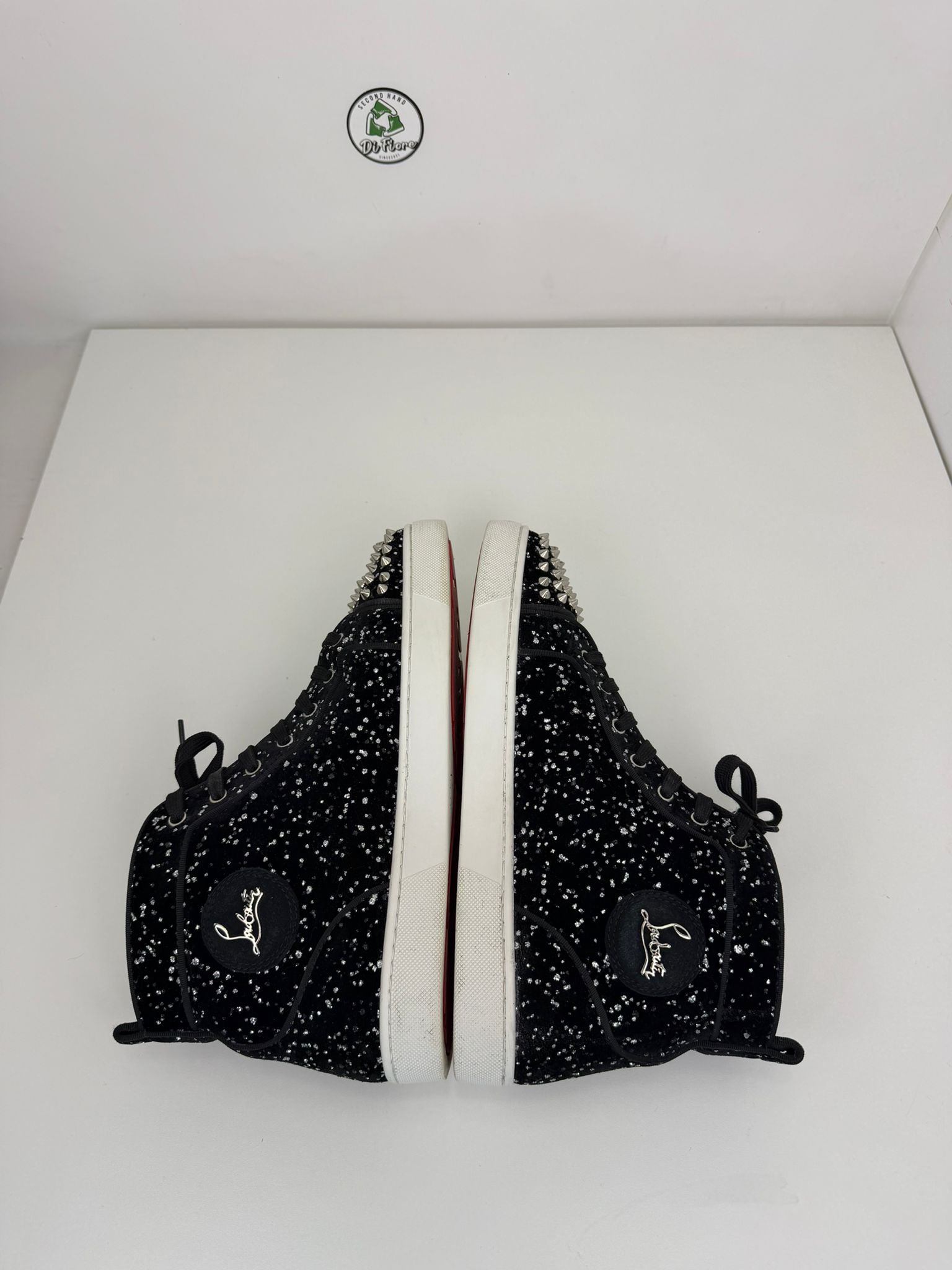 Christian Louboutin 42 nera con brillantini