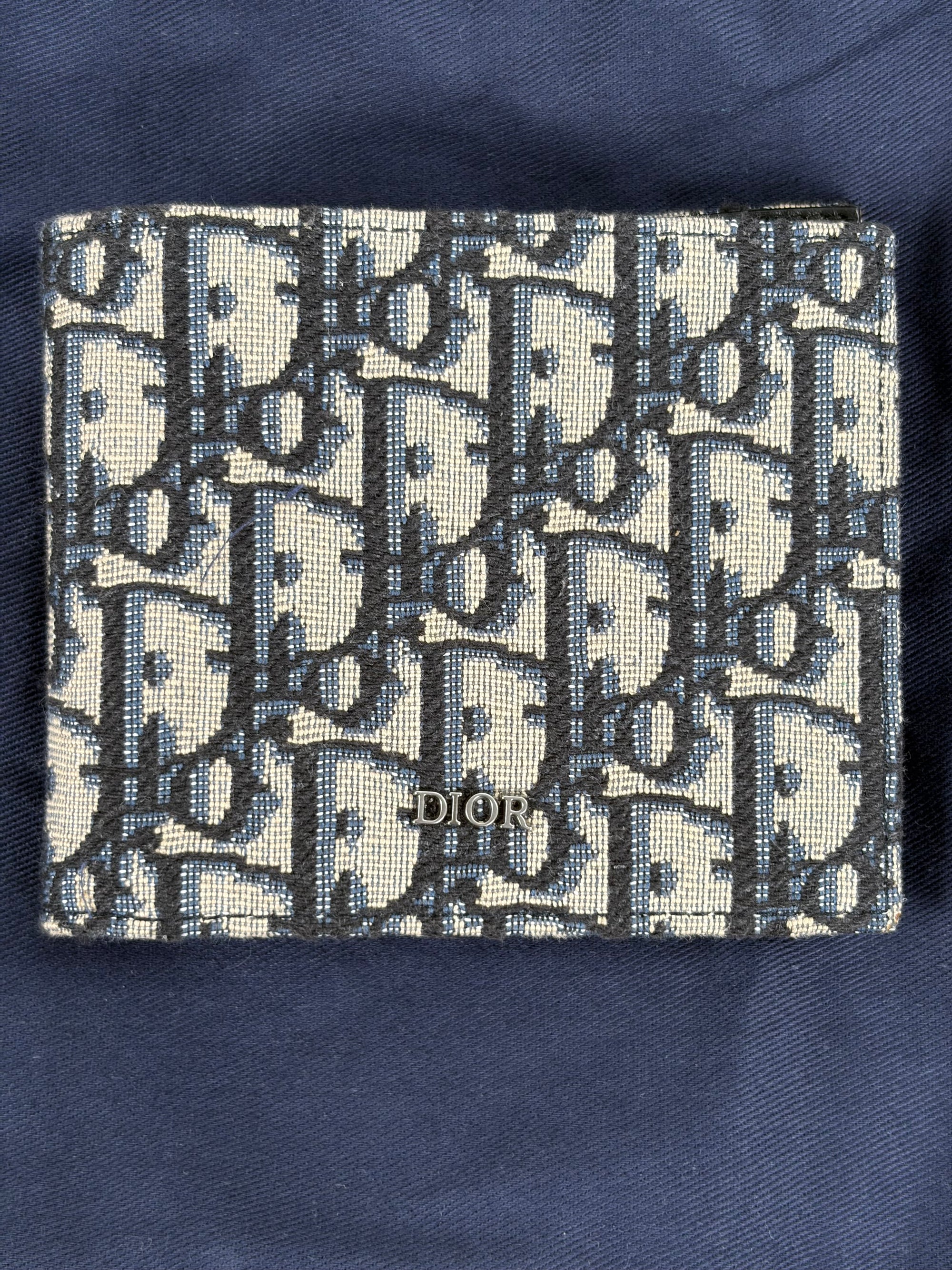 Portafoglio Dior grugio