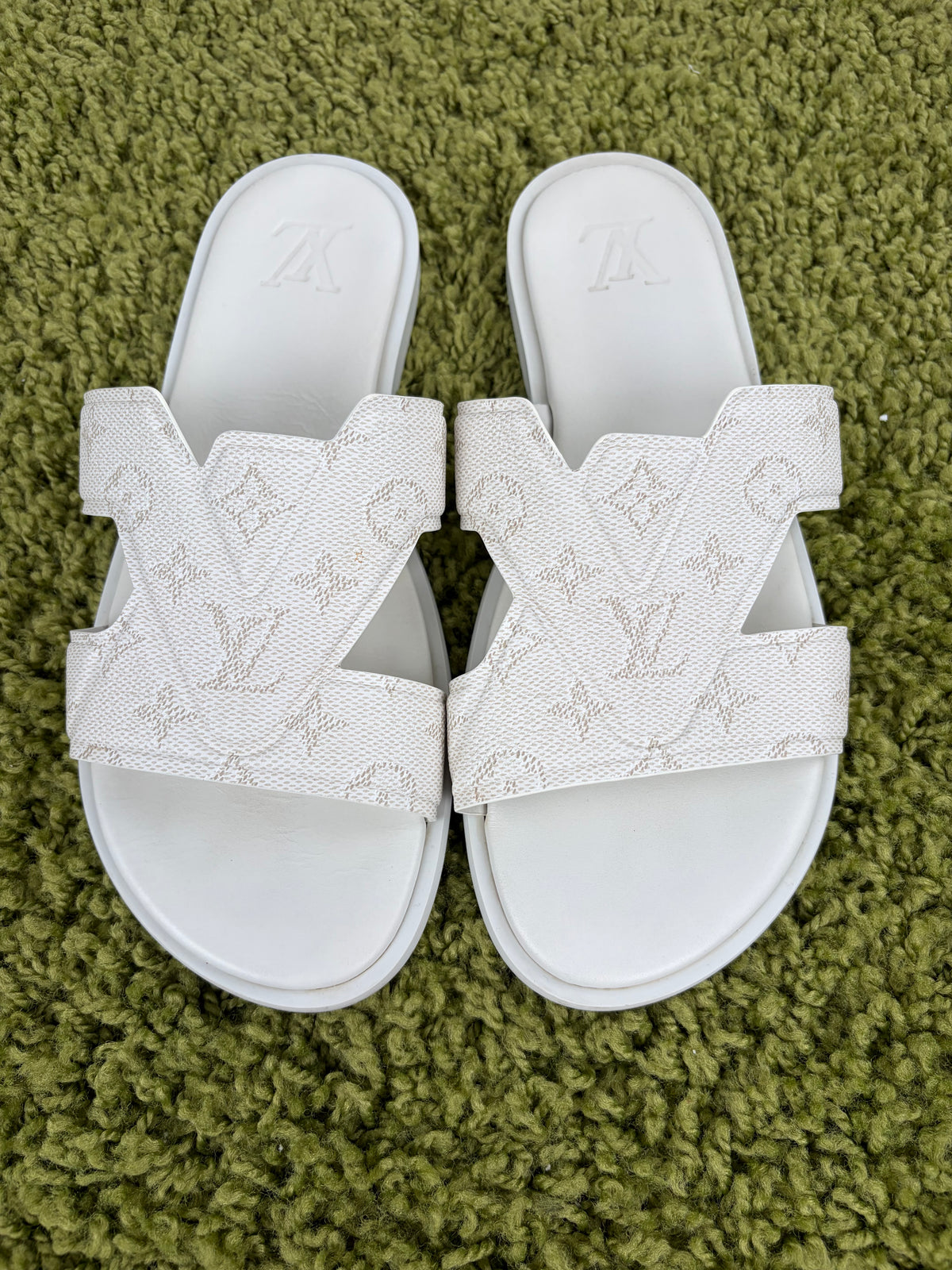 Oasis Mule Louis Vuitton Bianco 7.5