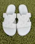 Oasis Mule Louis Vuitton Bianco 7.5