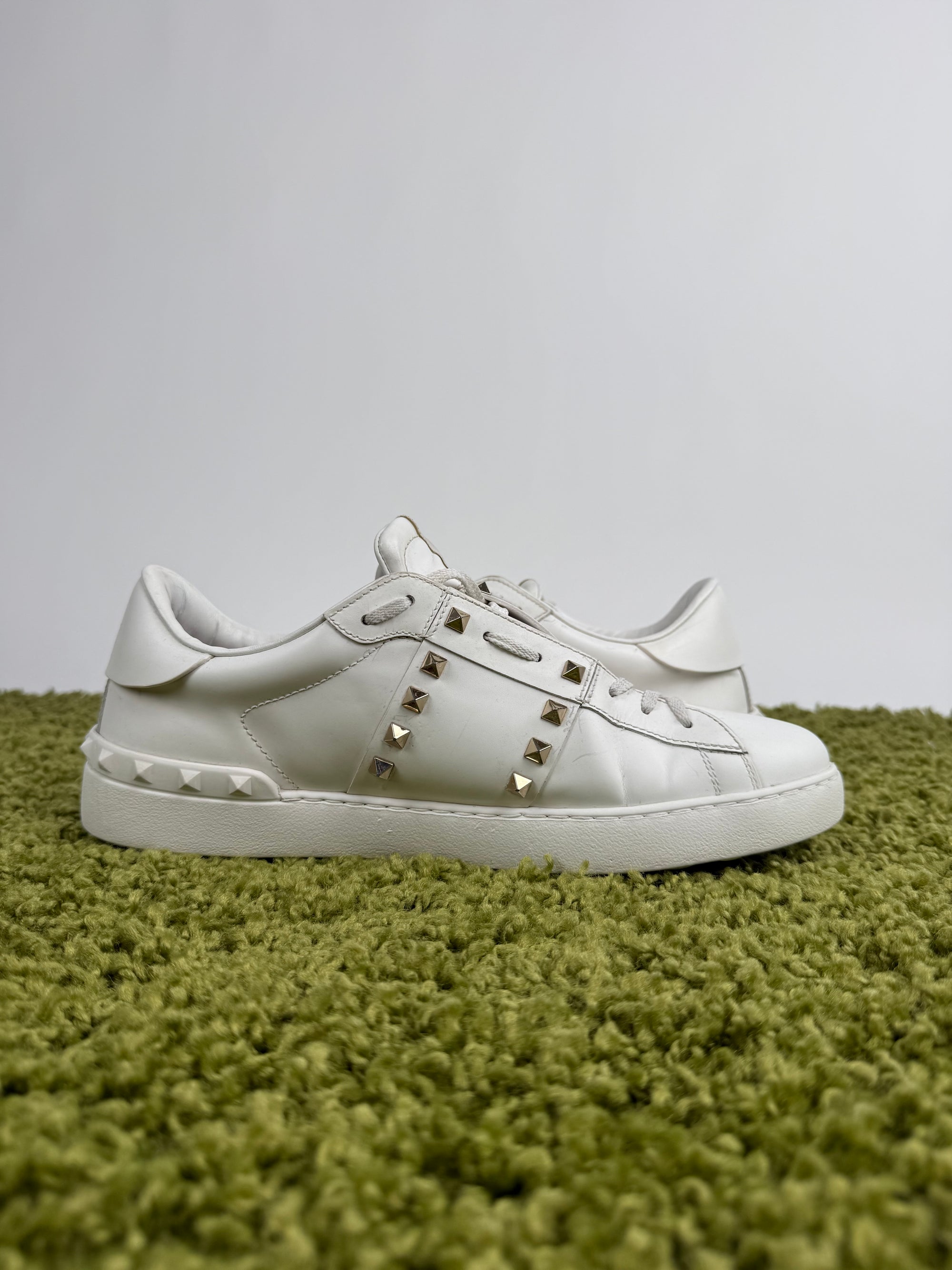 Valentino Rockstud Sneaker Bianca 45