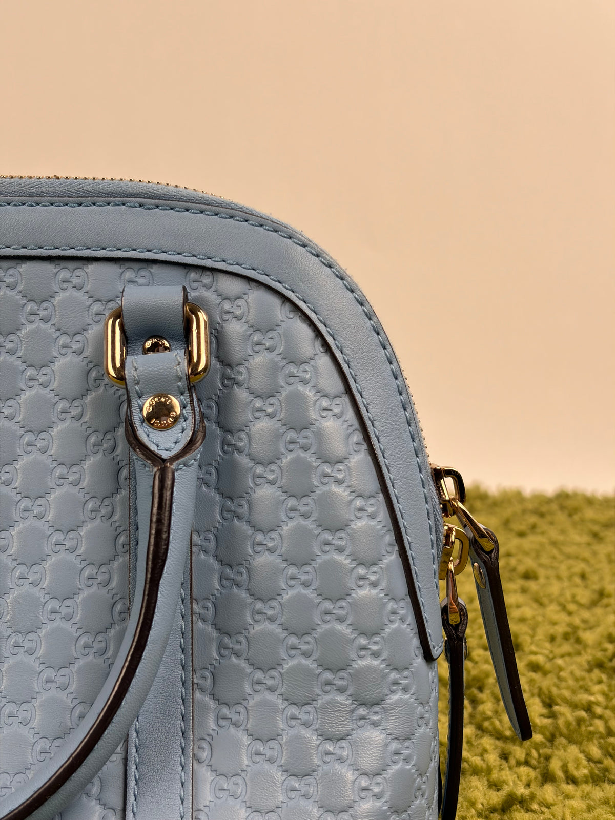 Borsa Dome Gucci Azzurra