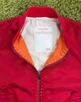 Bomber Valentino Garavani in Nylon Rosso 50